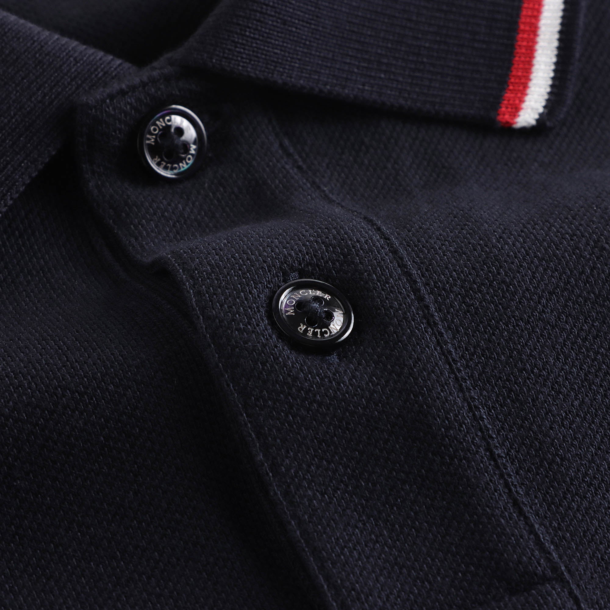 Boys Navy Logo Cotton Polo Shirt