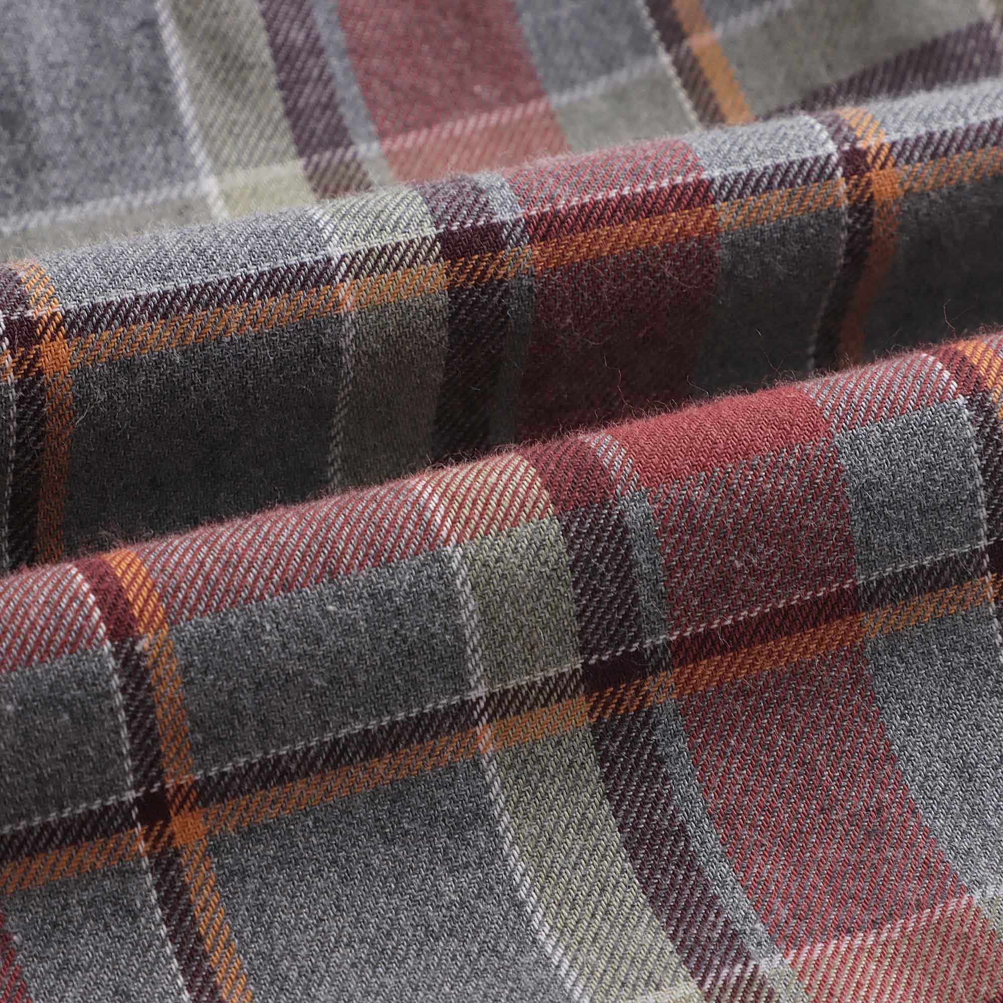 Baby Girls Wine Red Check Cotton Blouse