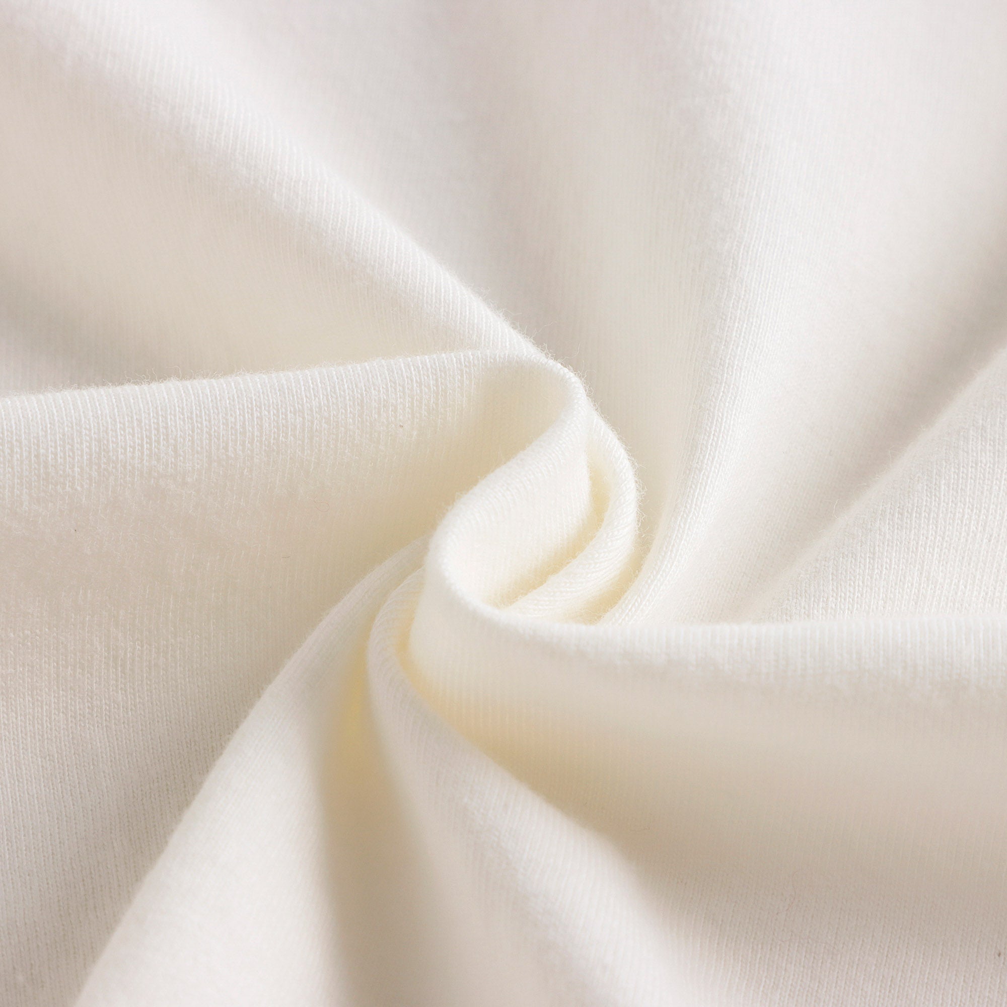 Girls Ivory Printed Cotton T-Shirt