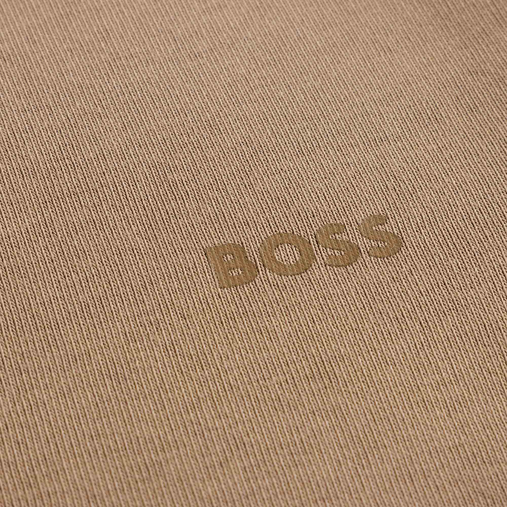 Boys Camel Cotton Sweatshirt