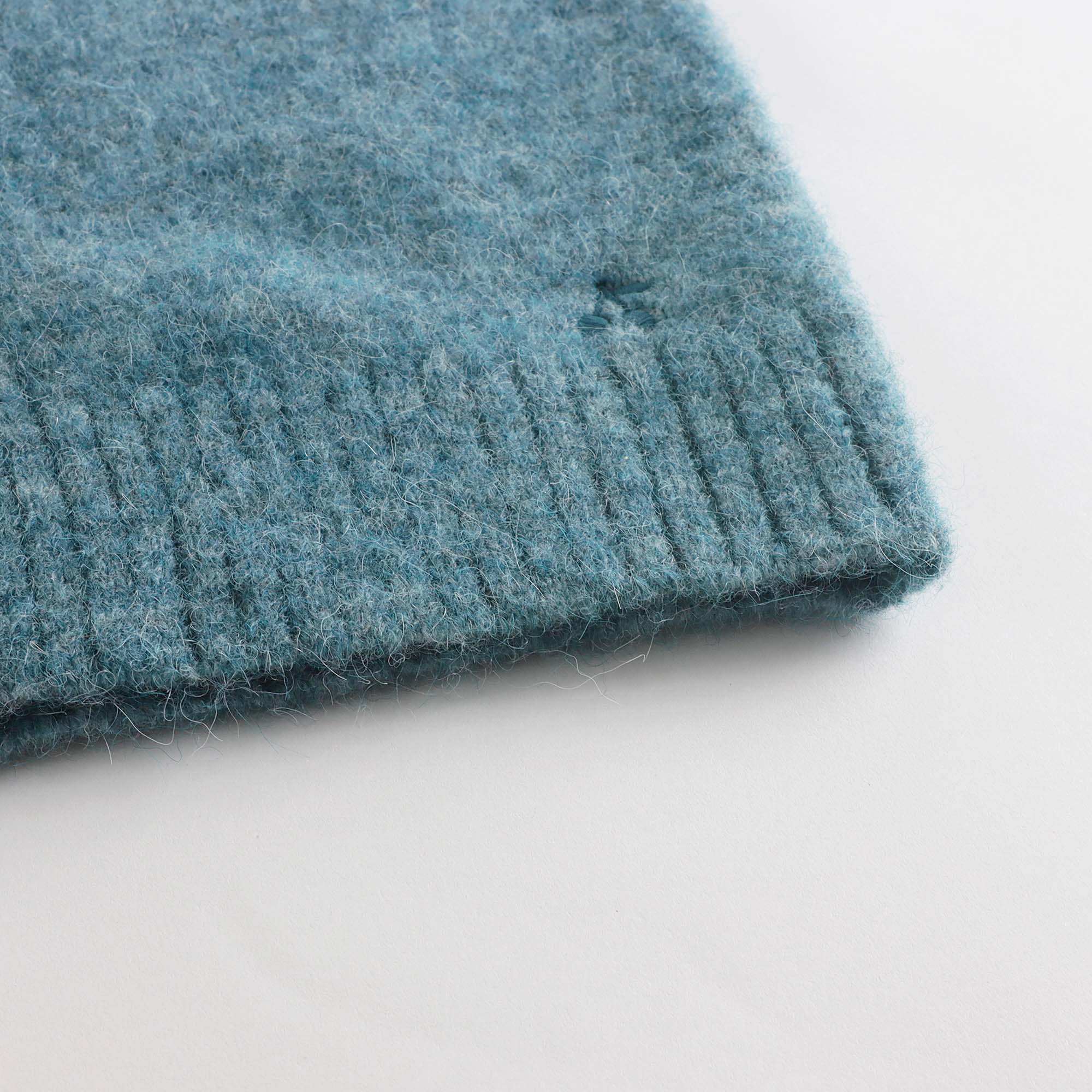 Girls Peacock Blue Wool Cardigan