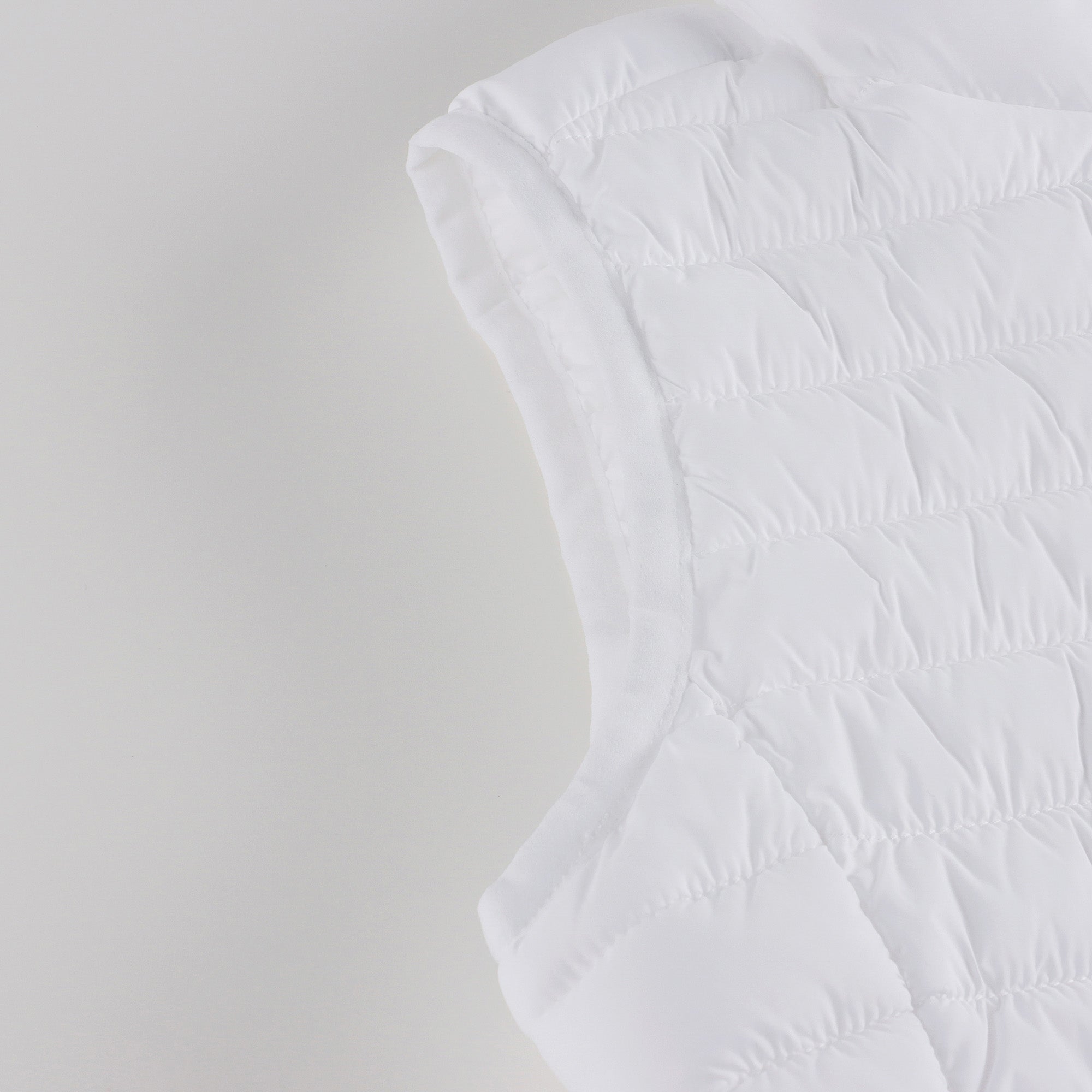 Boys & Girls White Padded Gilet