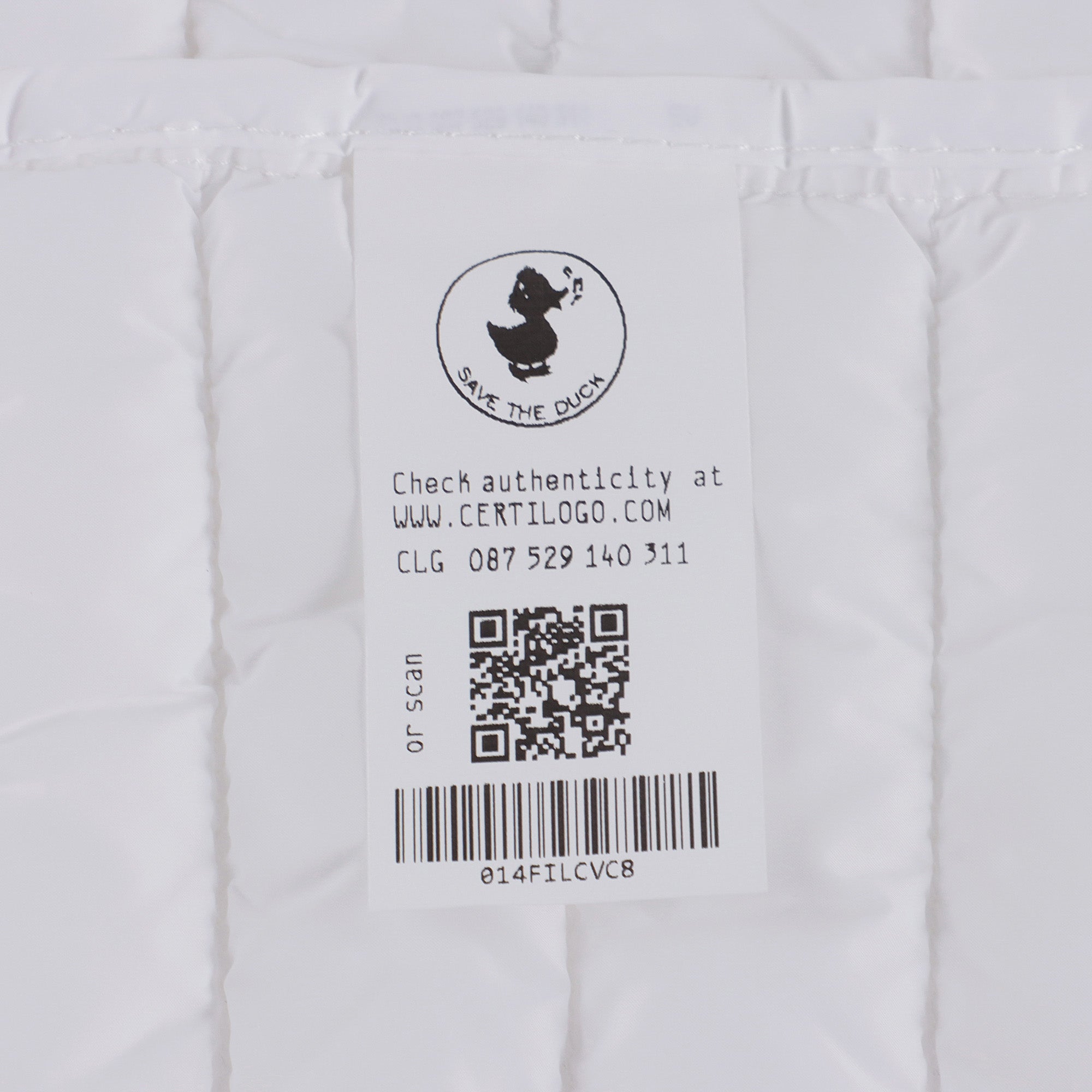 Boys & Girls White Padded Gilet