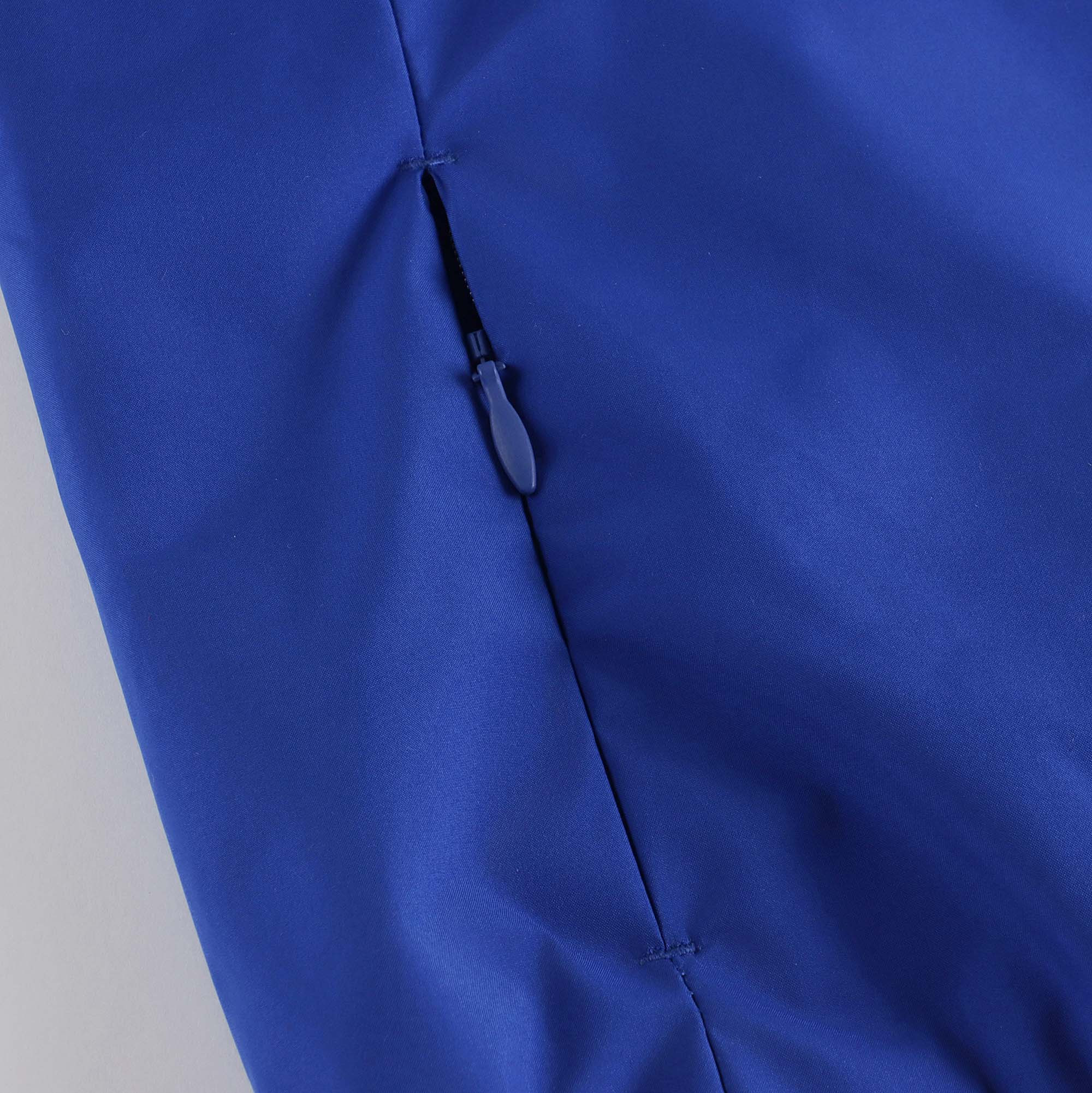 Boys & Girls Blue Hooded Reversible Padded Jacket