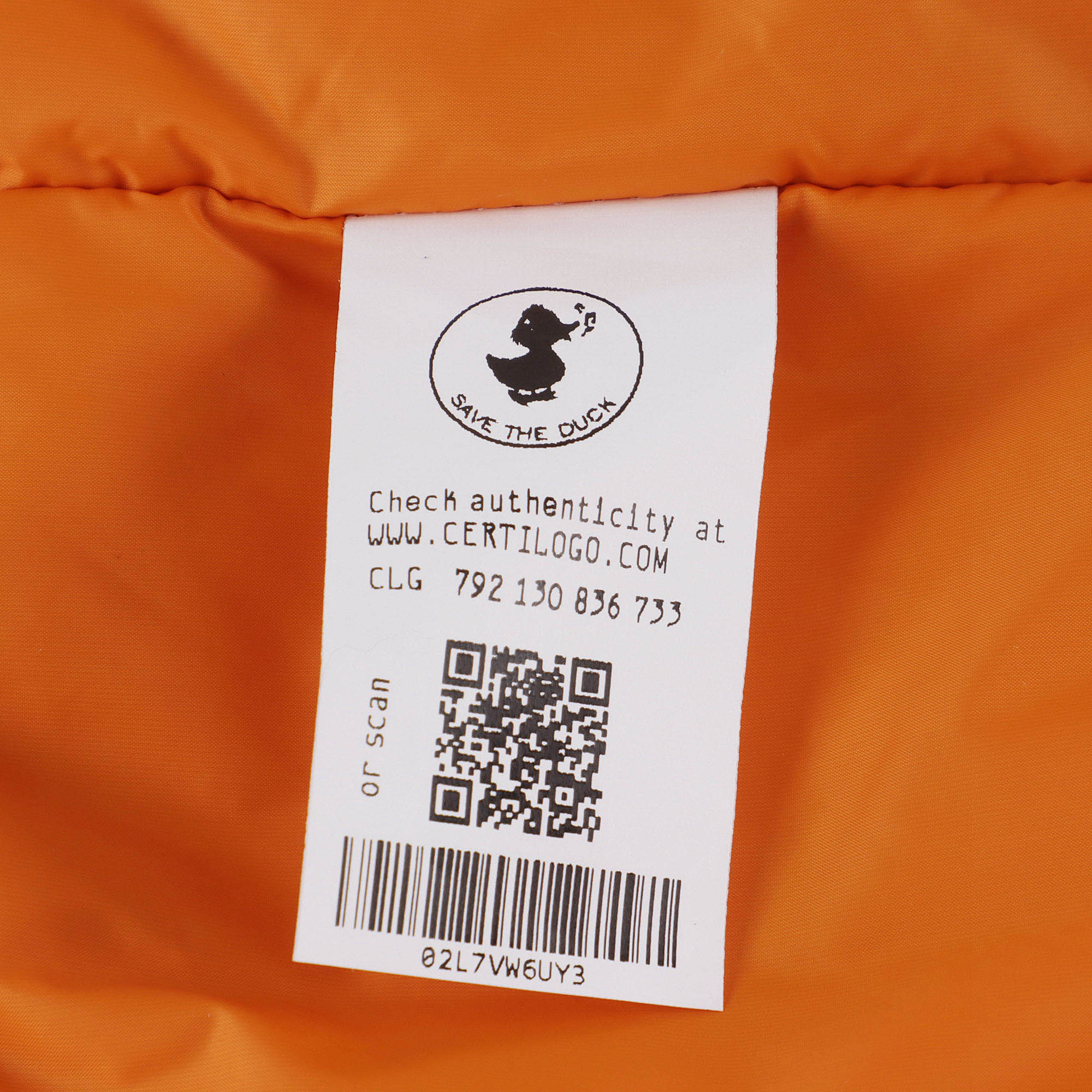 Boys & Girls Orange Padded Jacket