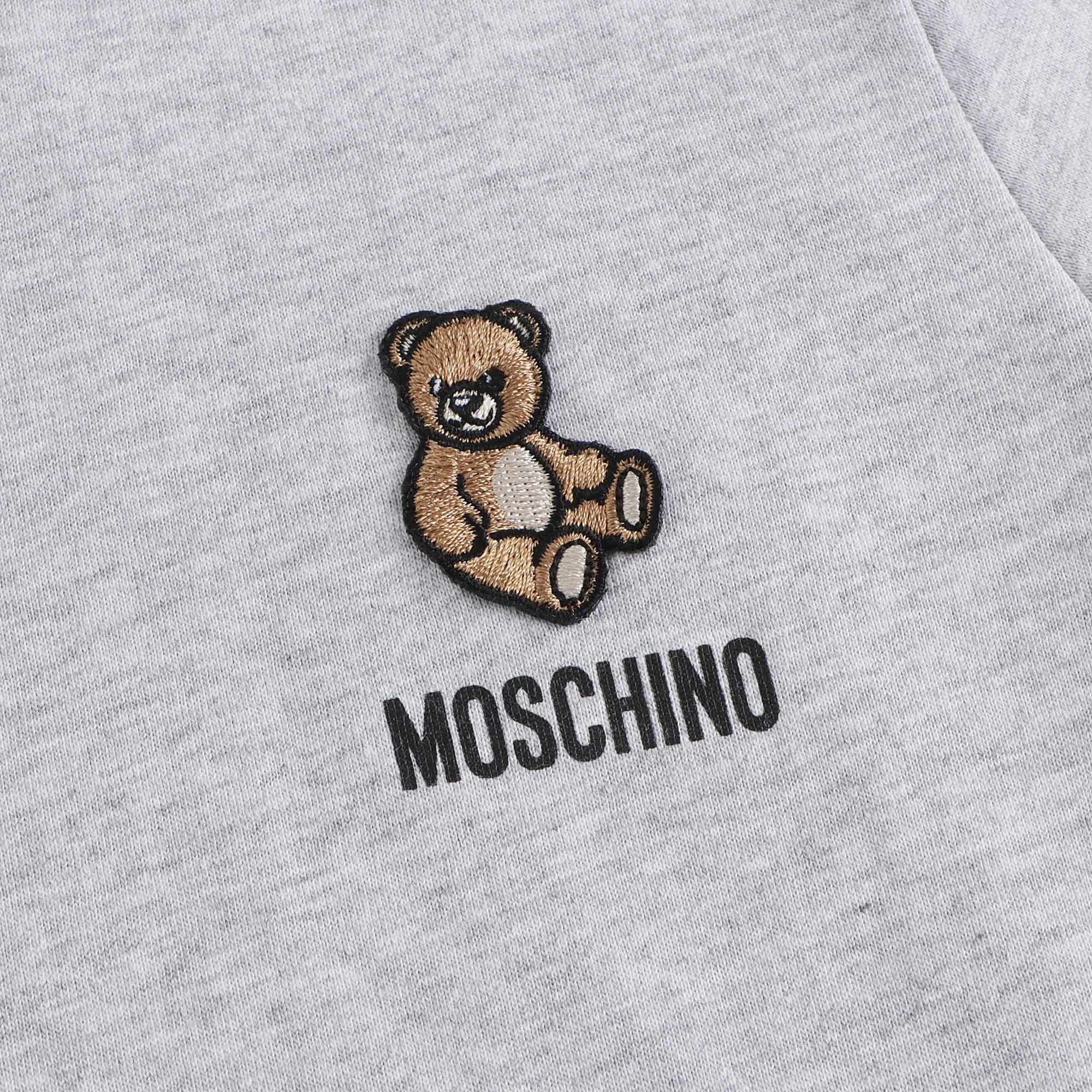 Boys & Girls Grey Cotton T-Shirt