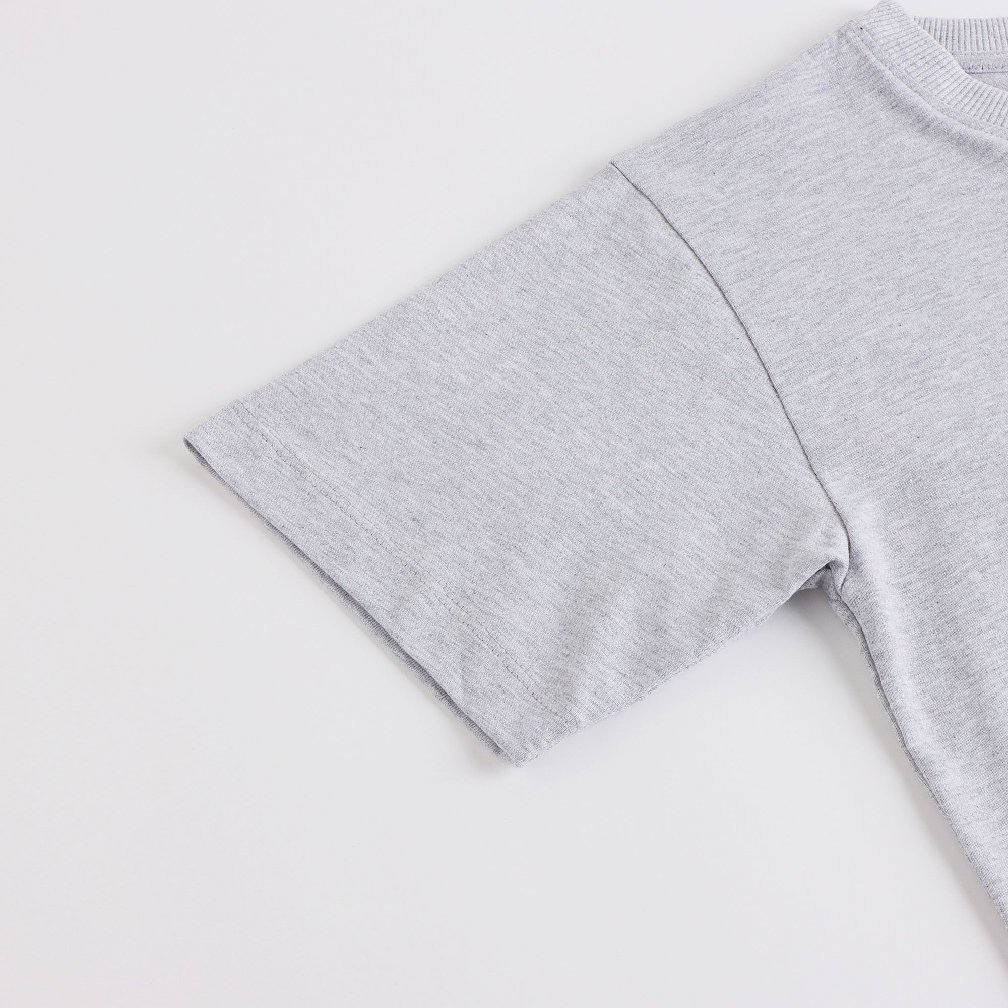Boys & Girls Grey Logo Cotton T-Shirt