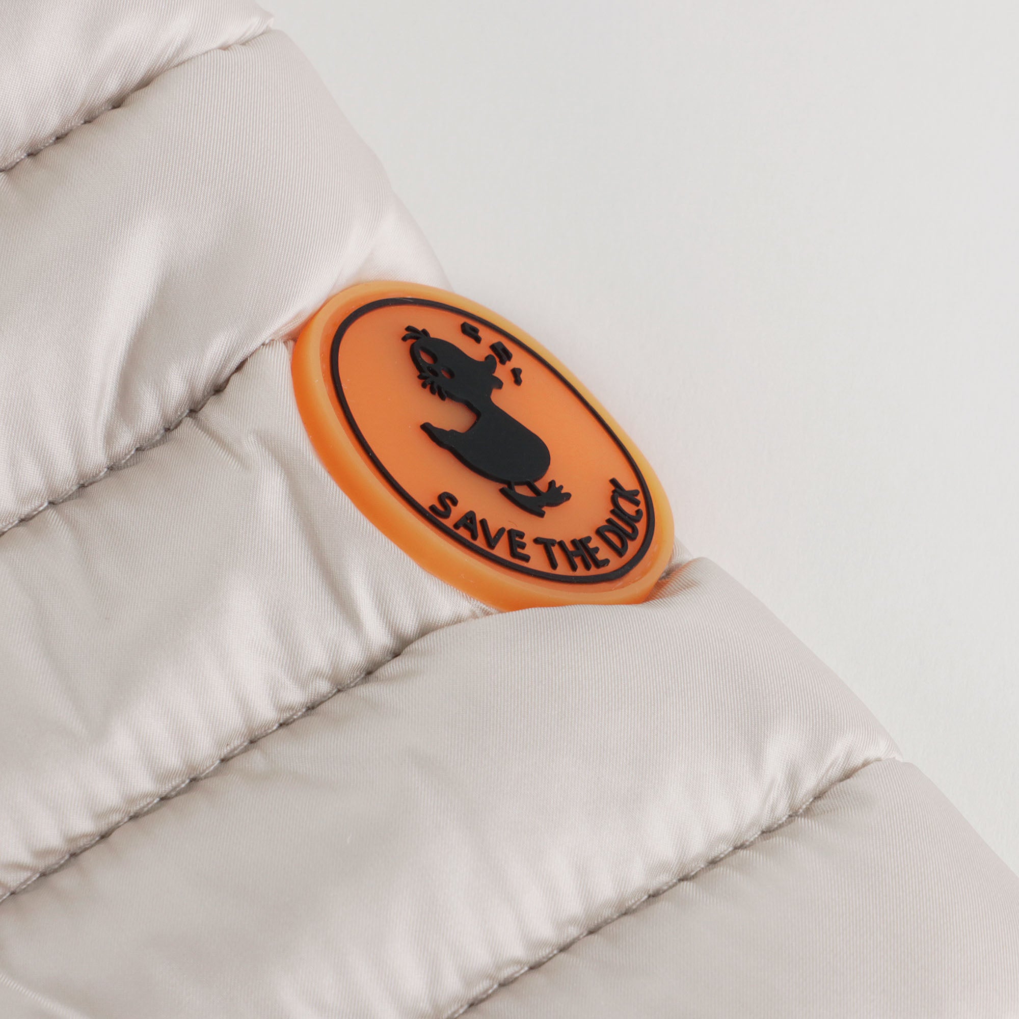 Boys & Girls Beige Hooded Padded Jacket