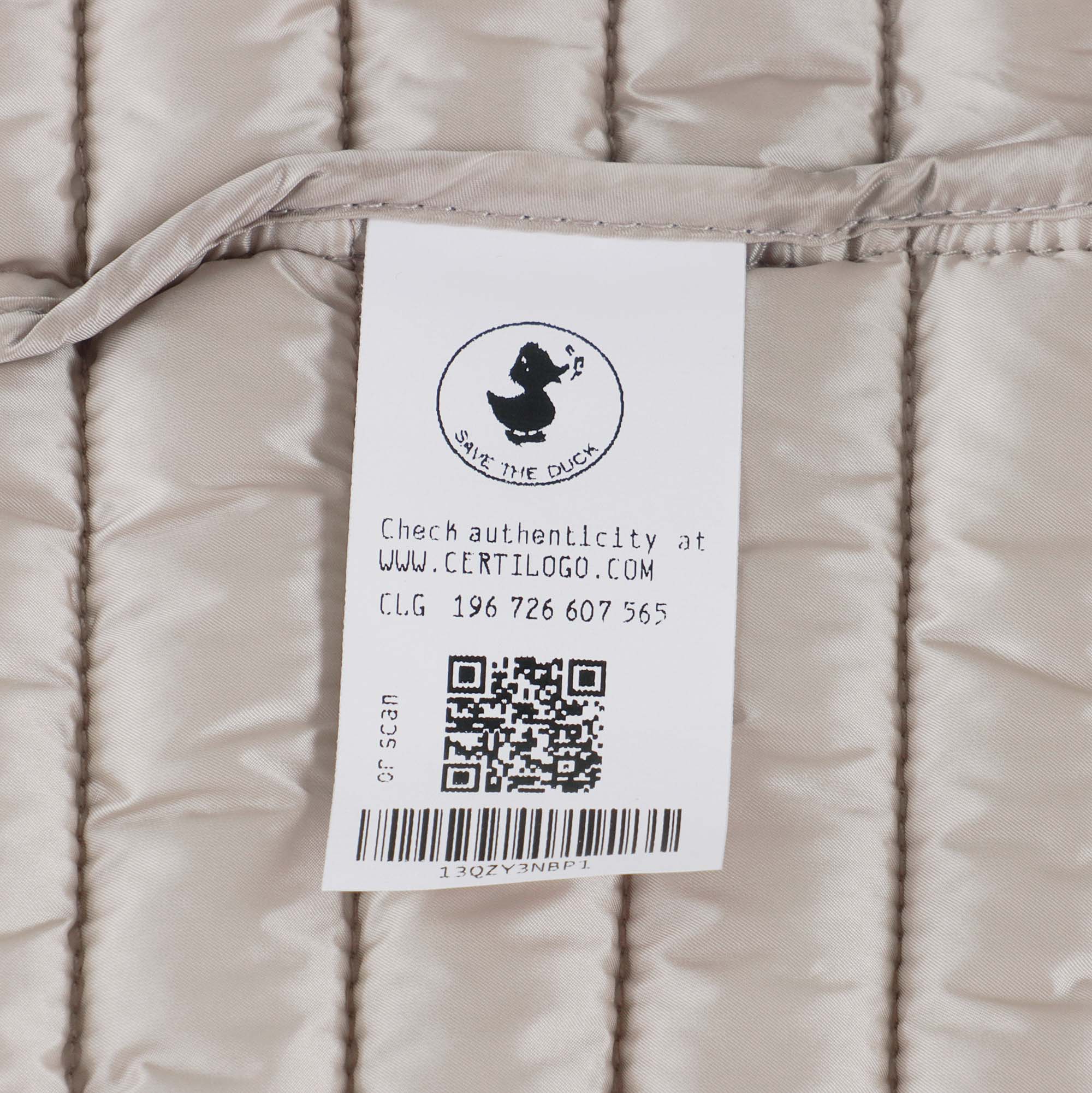 Boys & Girls Beige Hooded Padded Jacket