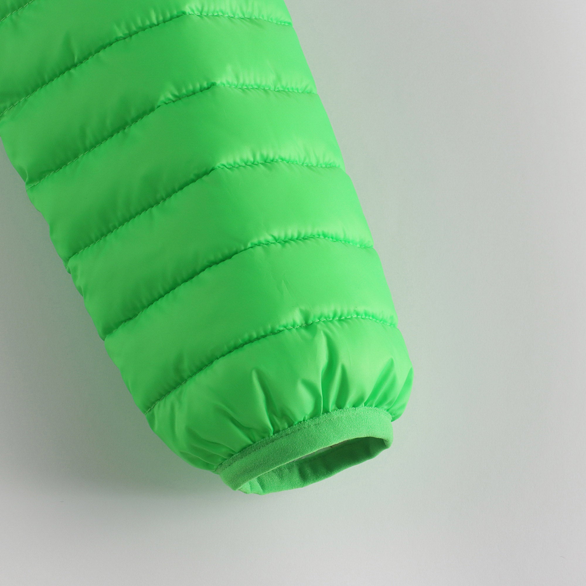 Boys & Girls Green Hooded Padded Jacket