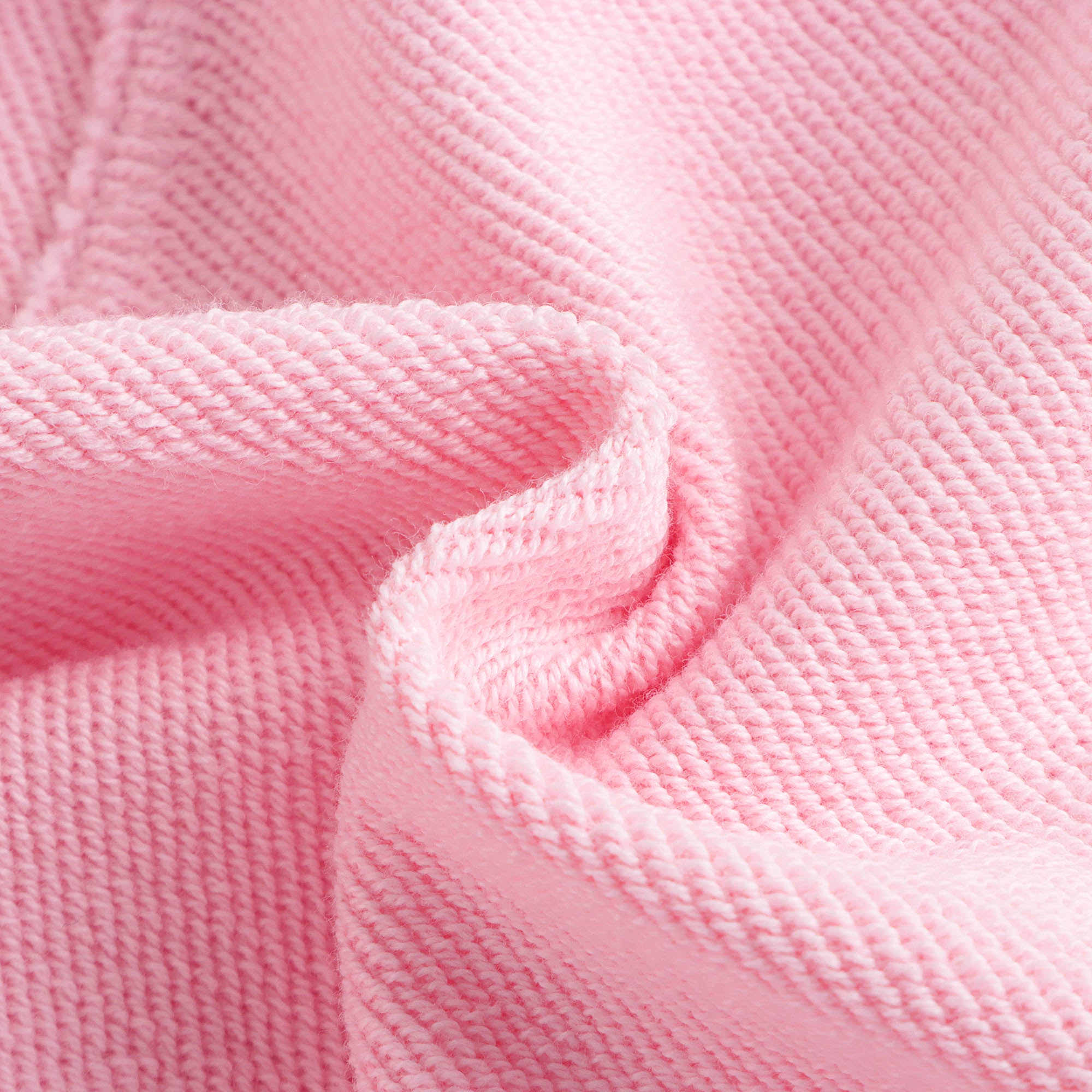 Girls Light Pink Cotton Shorts
