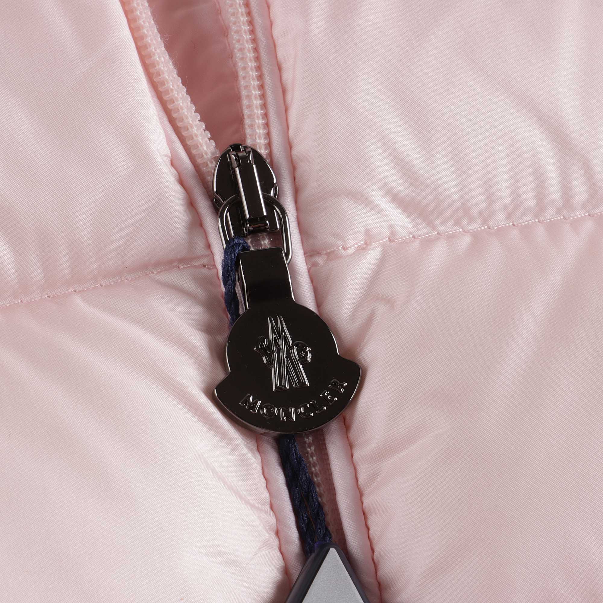 Baby Girls Light Pink "MAJEURE" Padded Down Coat