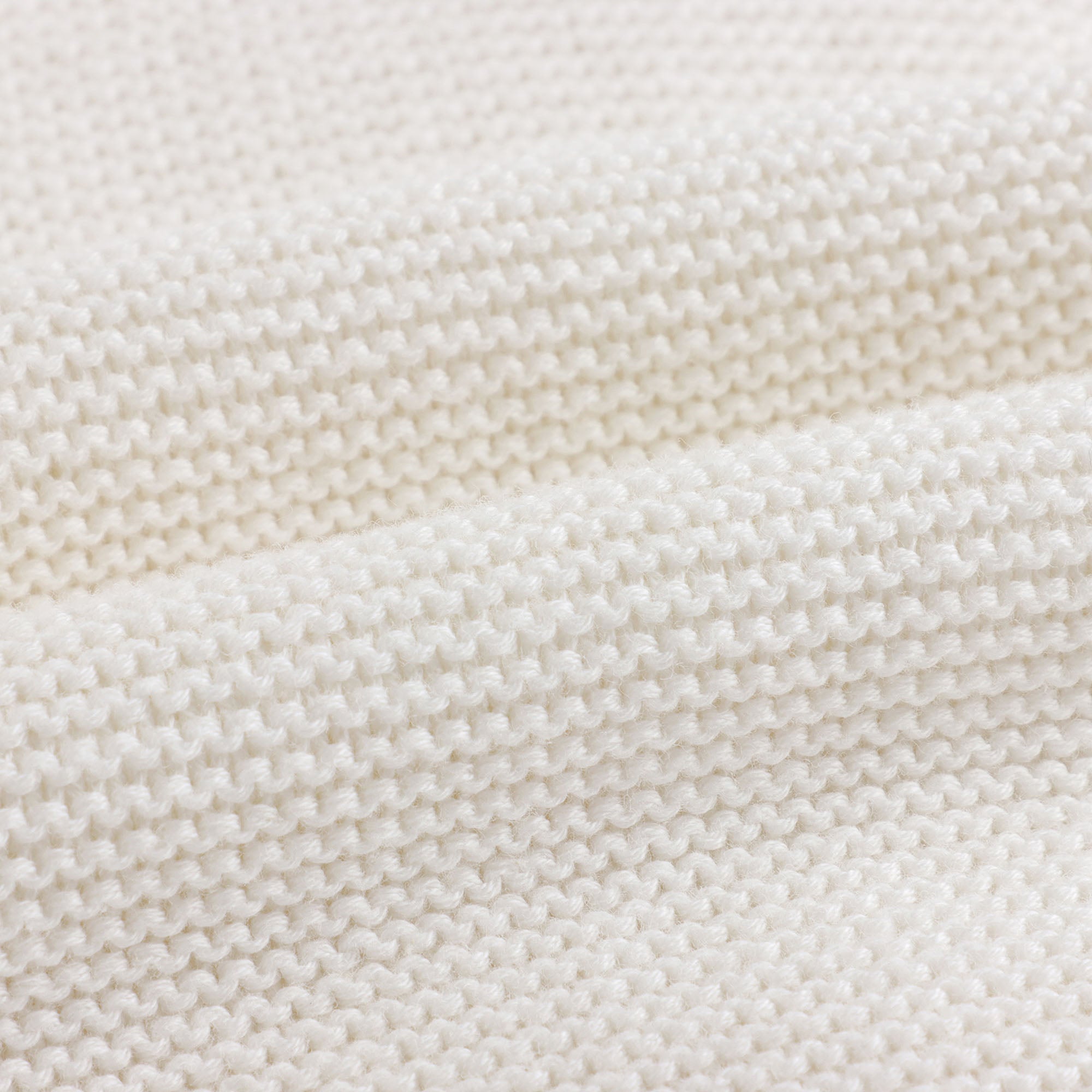 Girls White Cotton Cardigan