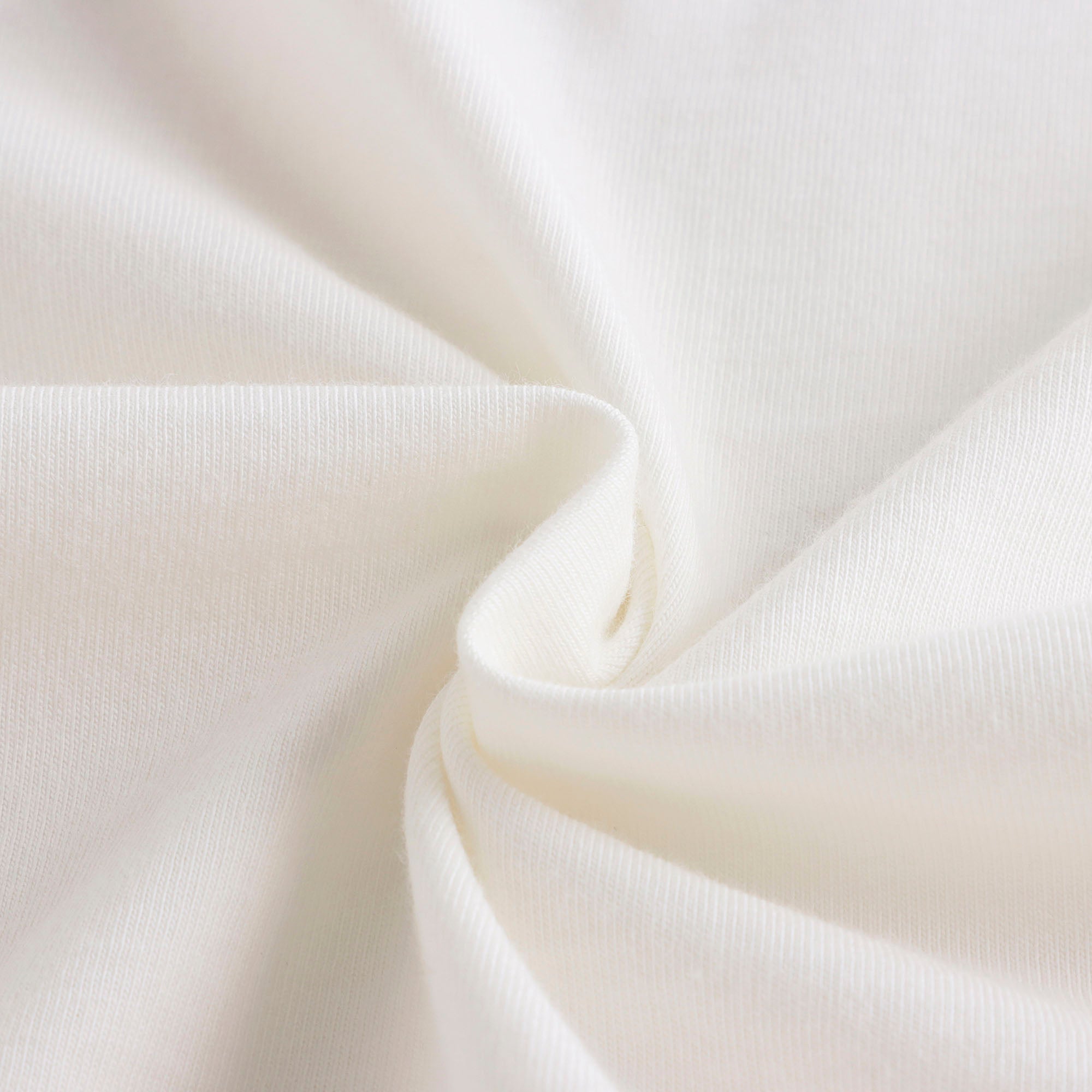 Boys & Girls White Printed Cotton T-Shirt