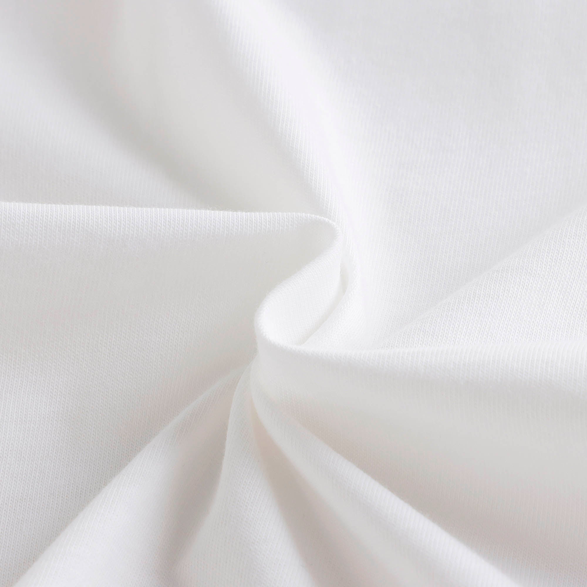 Boys & Girls White Printed Cotton T-Shirt