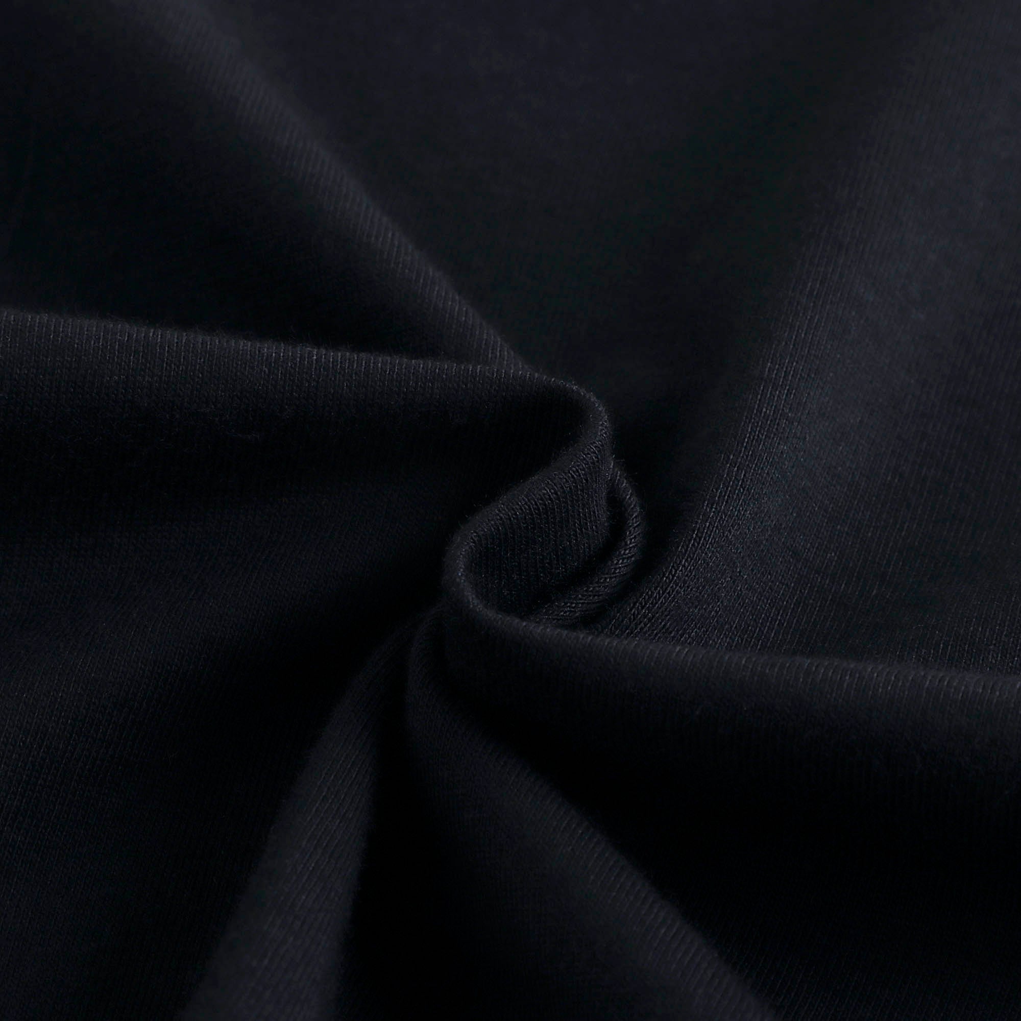 Boys & Girls Black Logo Cotton T-Shirt