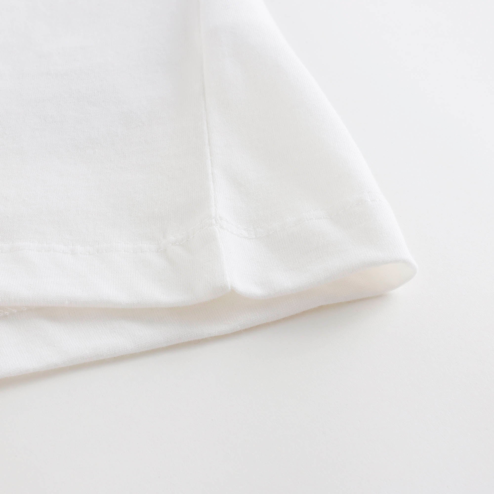 Boys & Girls White Logo Cotton T-Shirt