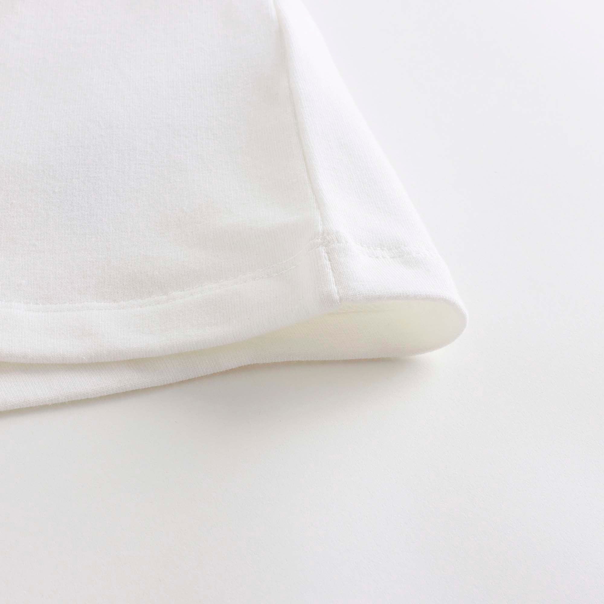 Girls White Bear Printed Cotton Sweatshirt