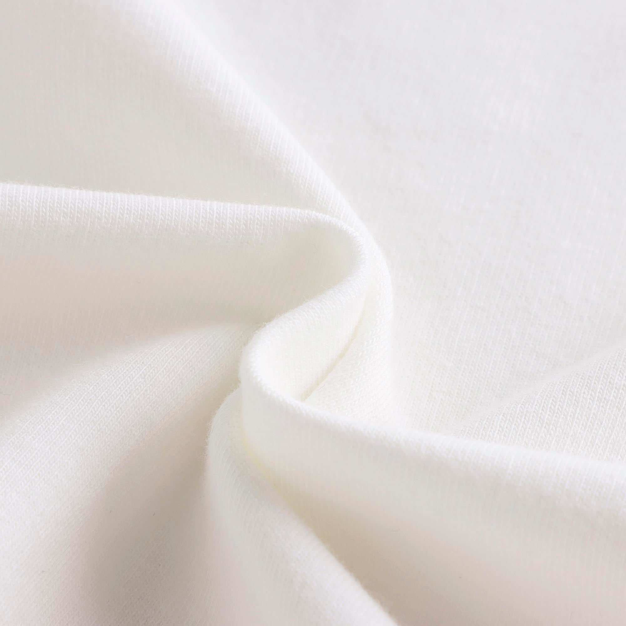 Girls White Bear Printed Cotton Sweatshirt