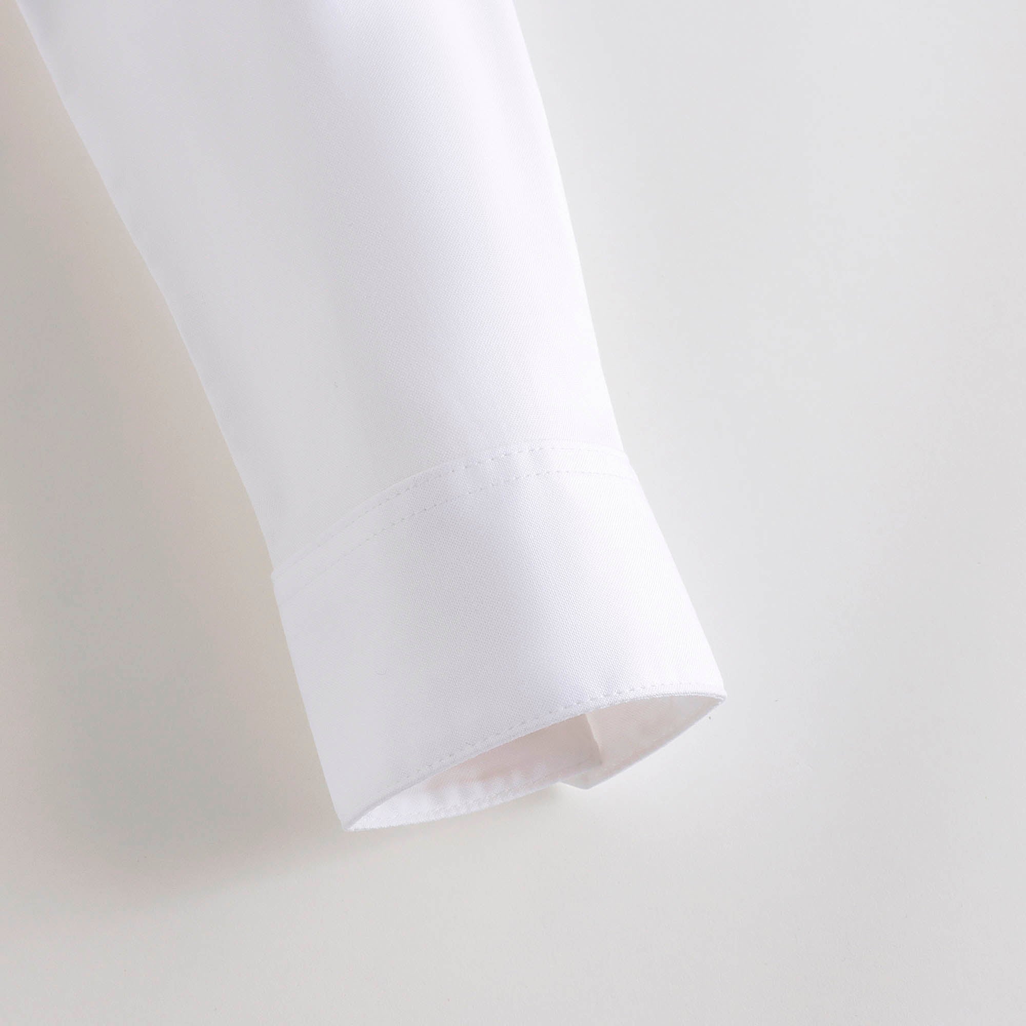 Boys White Embroidered Logo Cotton Shirt