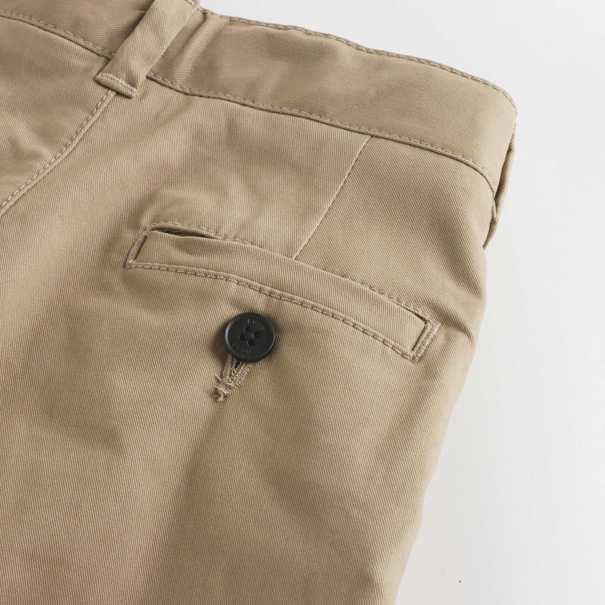 Boys Beige Cotton Trousers