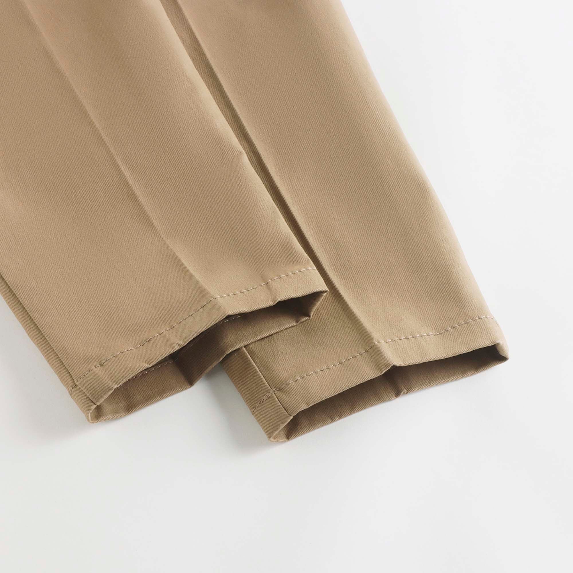 Boys Beige Cotton Trousers
