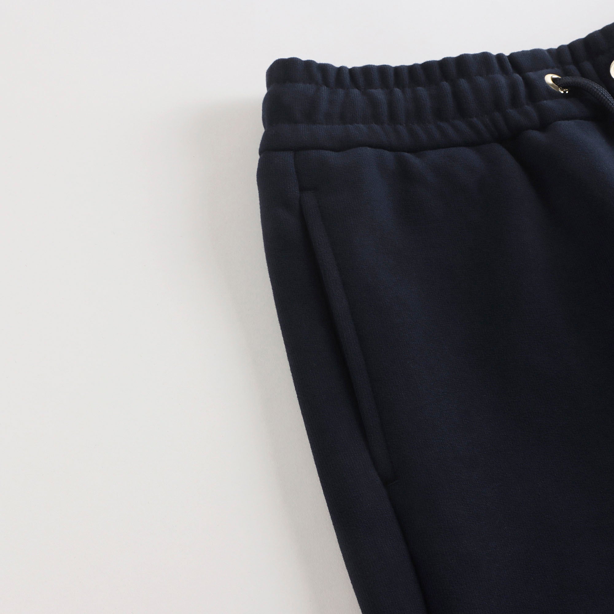 Girls Dark Blue Cotton Trousers
