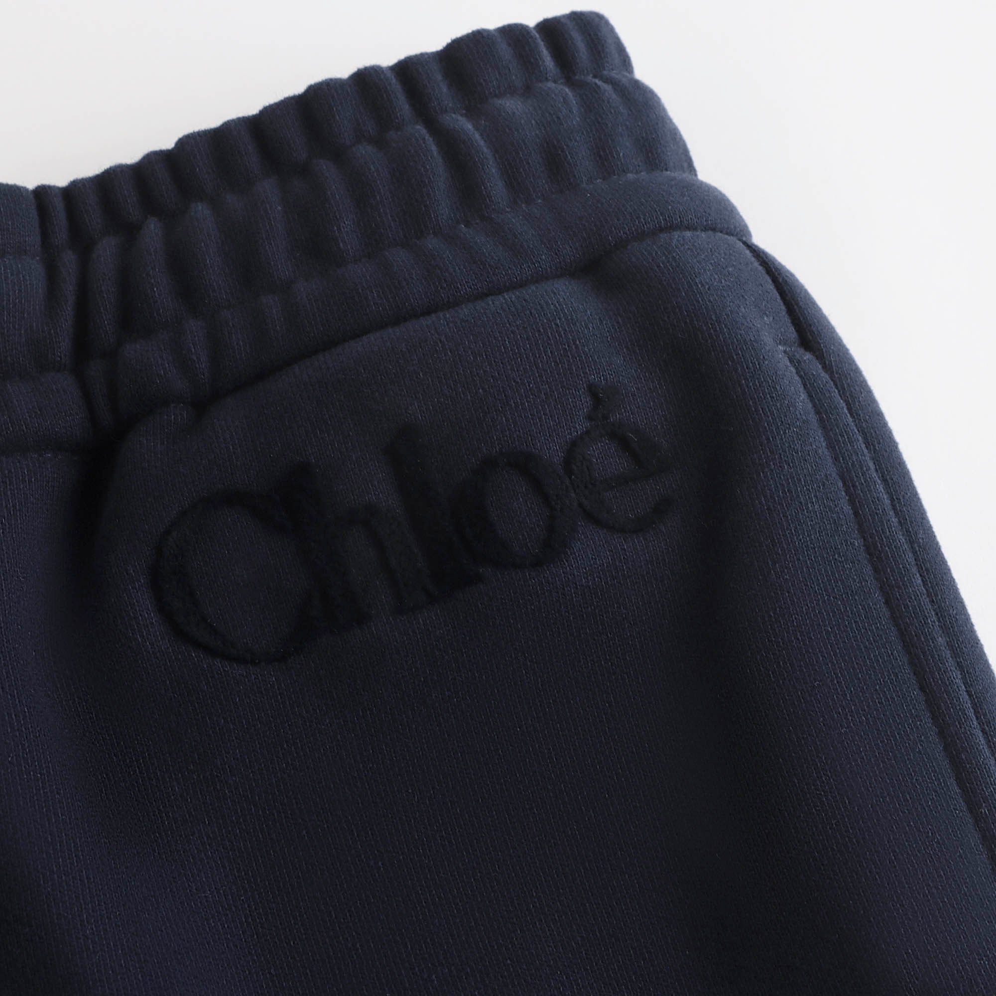 Girls Dark Blue Cotton Trousers