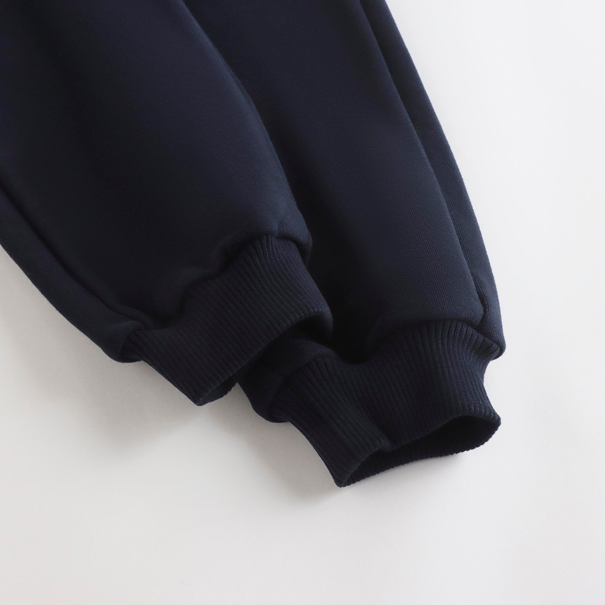 Girls Dark Blue Cotton Trousers