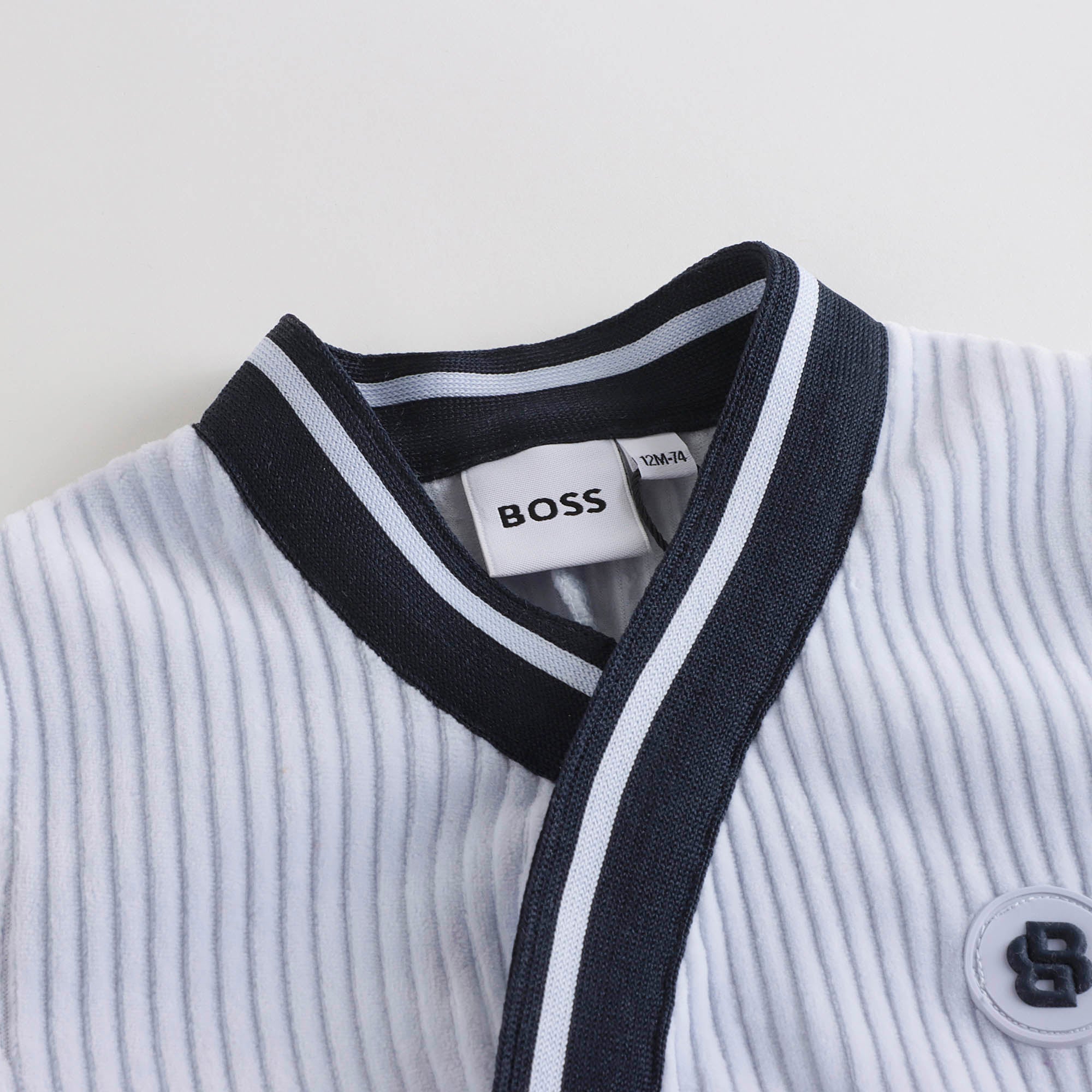 Baby Boys Light Blue Cotton Babysuit Set