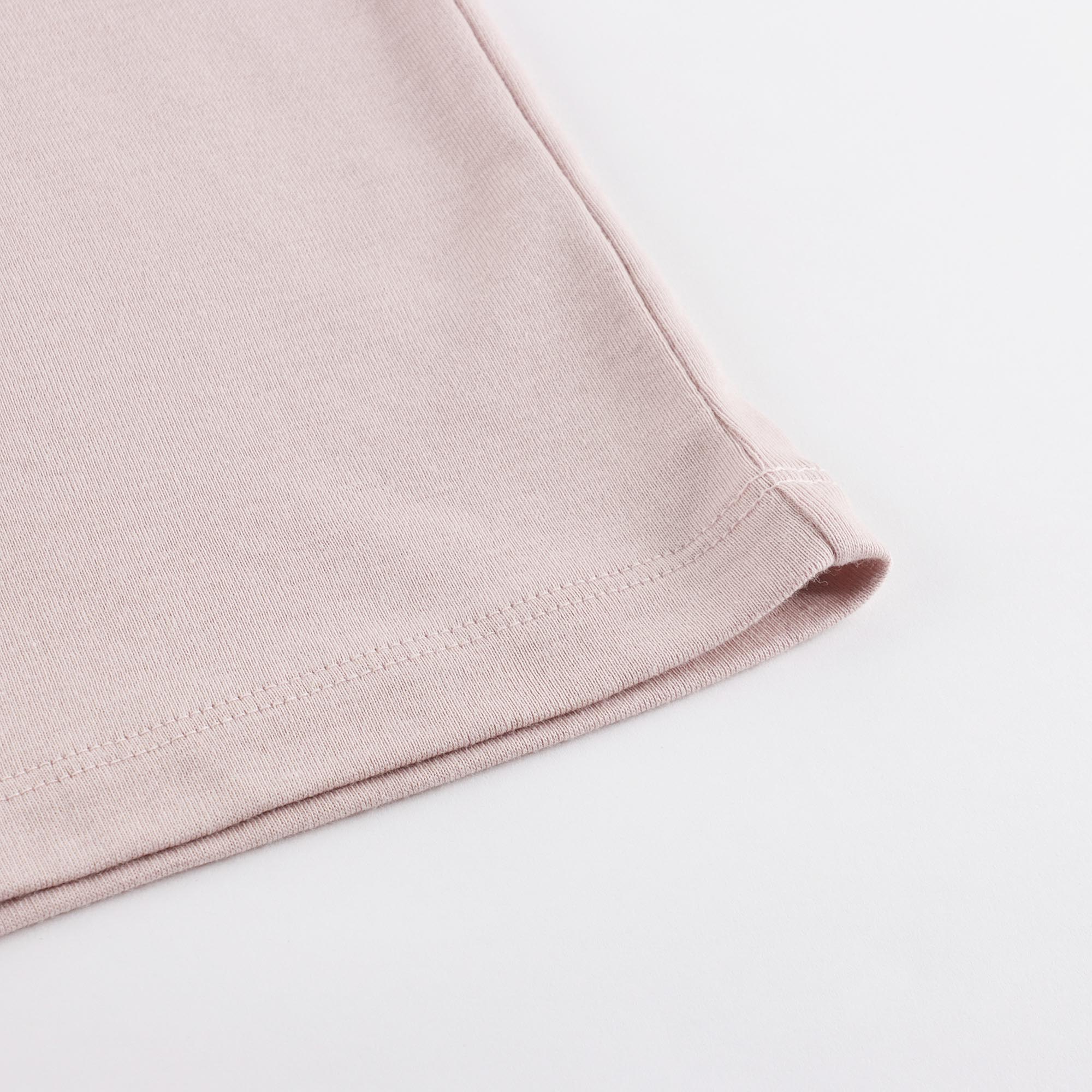 Girls Mauve Ruffled Cotton T-Shirt
