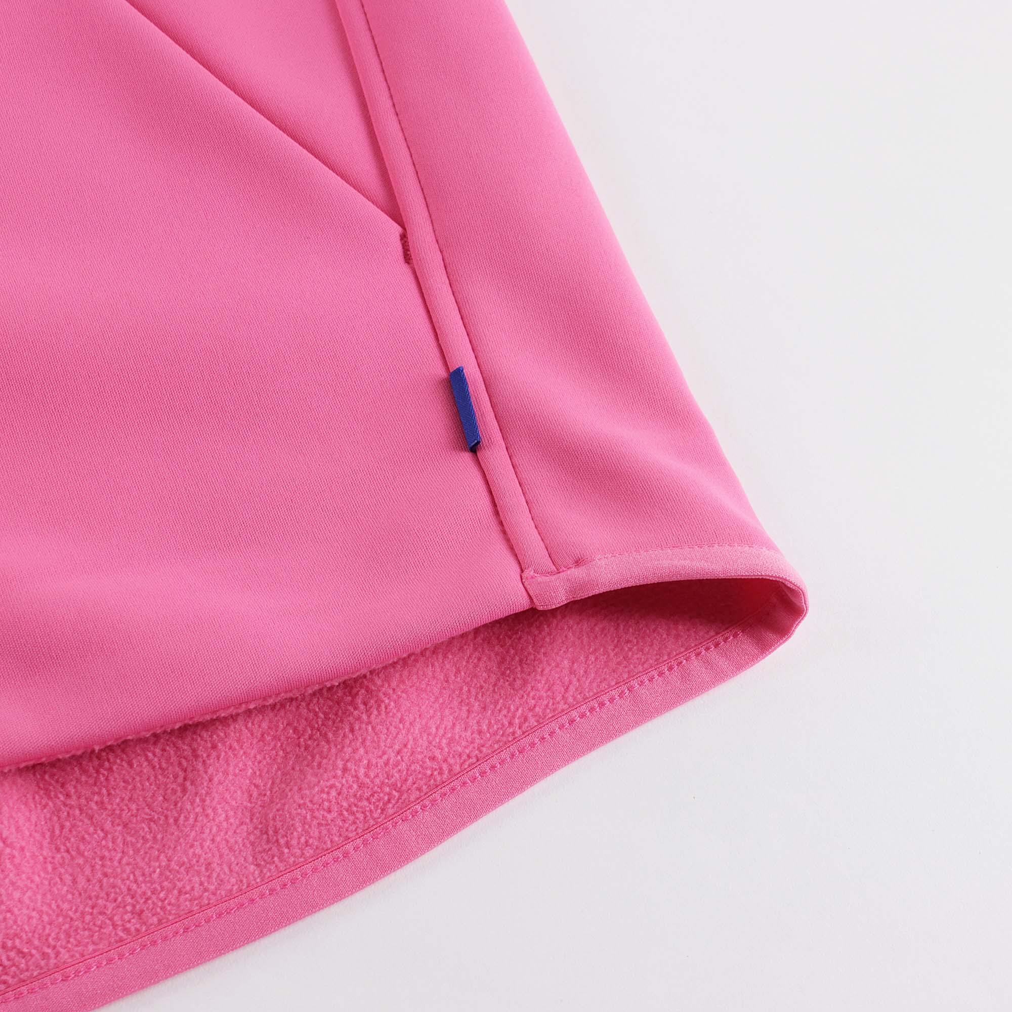 Girls Pink Zip-Up Top