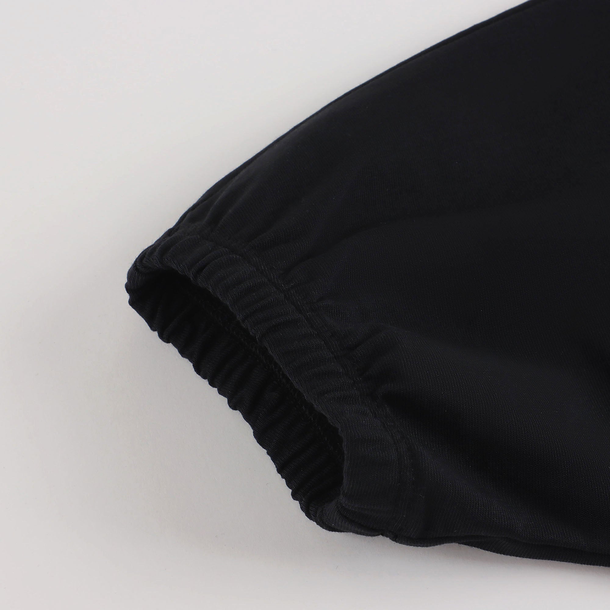 Girls Black Logo Cotton Set