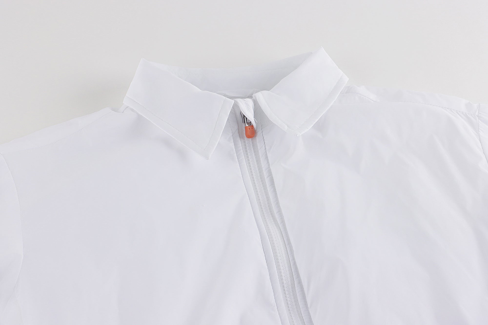 Boys & Girls White Zip-Up Jacket