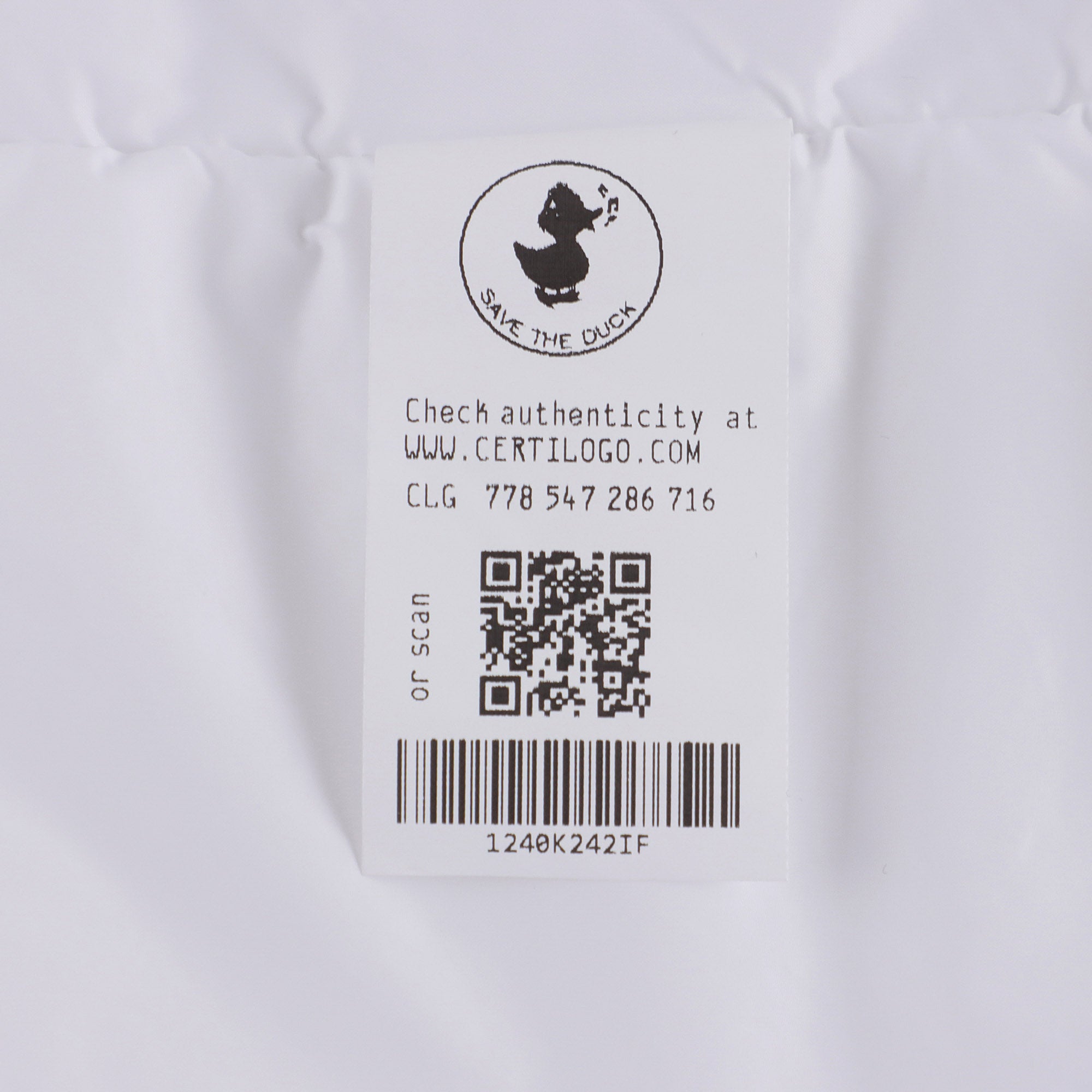 Boys & Girls White Zip-Up Jacket