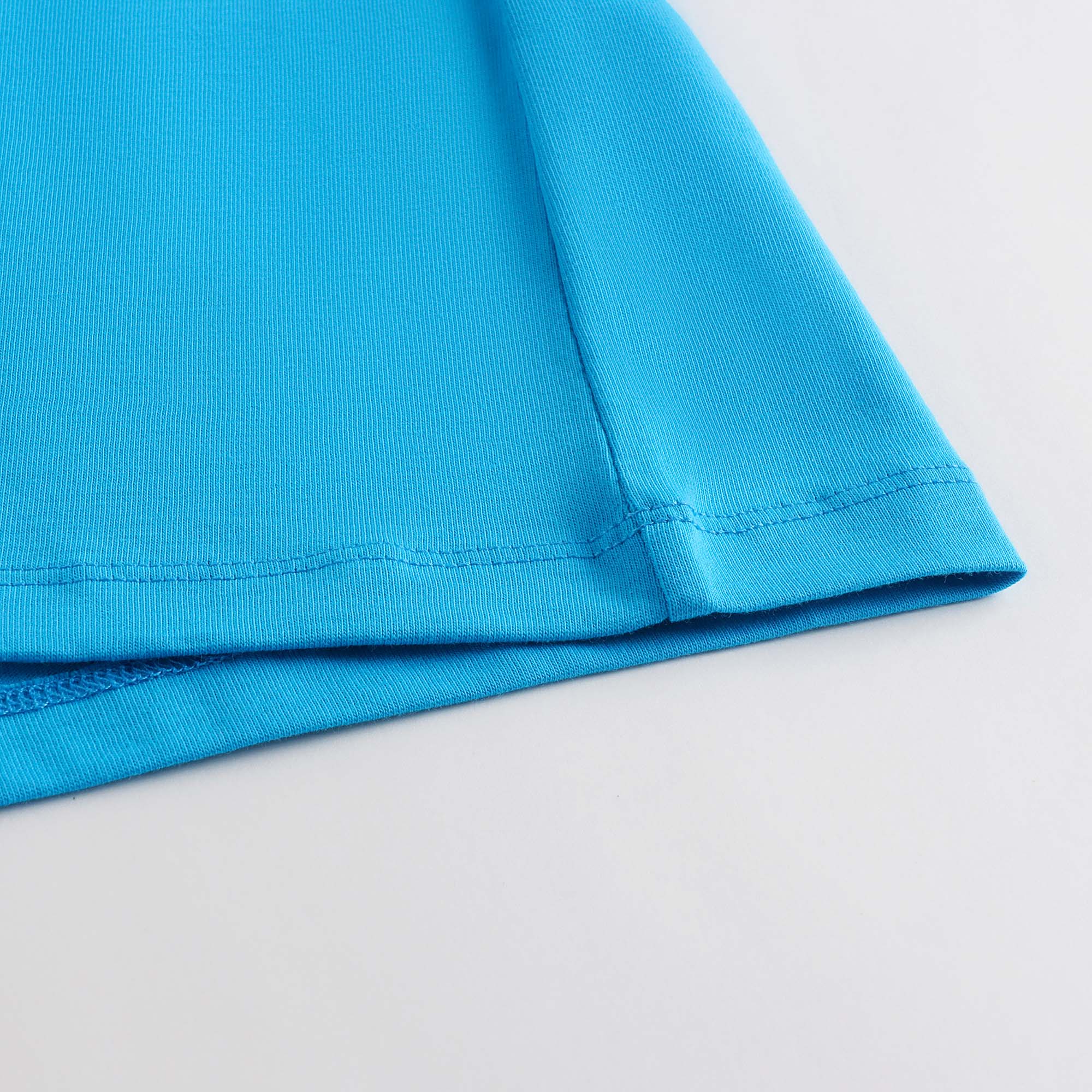 Boys & Girls Blue Logo Cotton T-Shirt