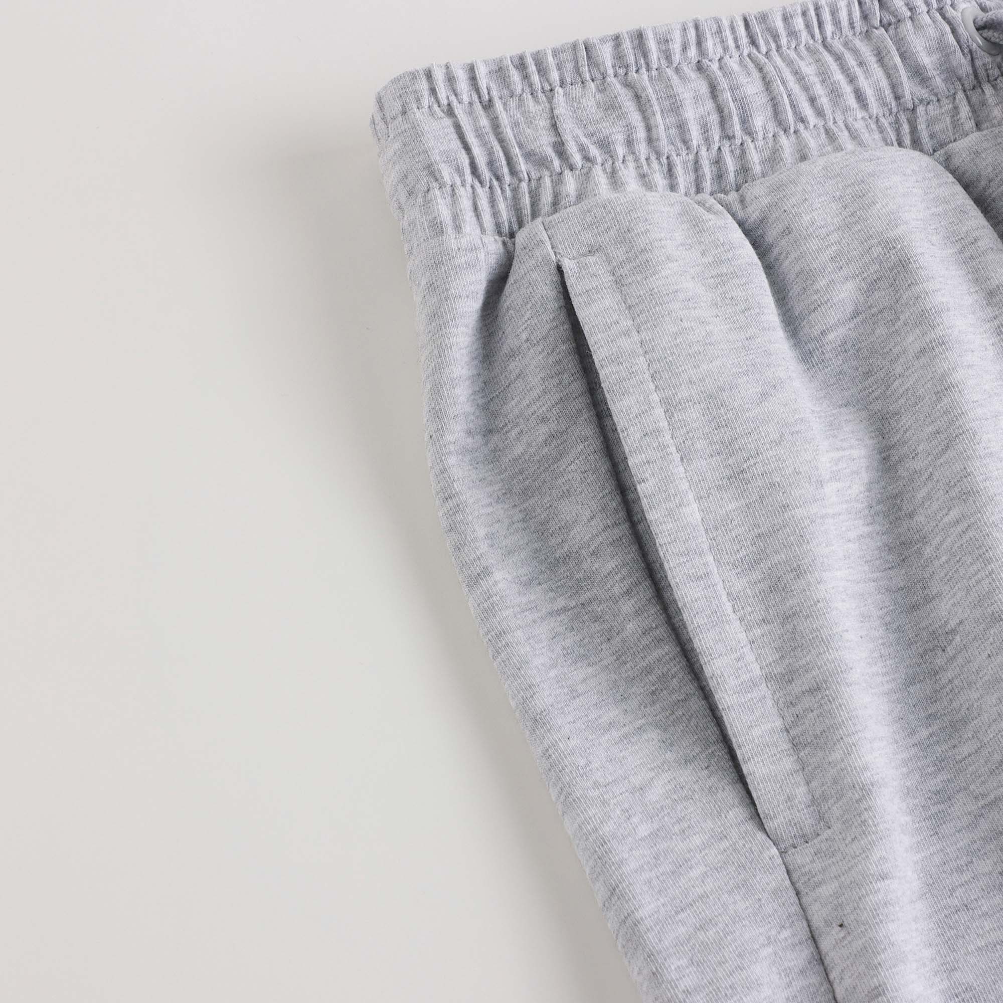 Boys Grey Logo Cotton Shorts