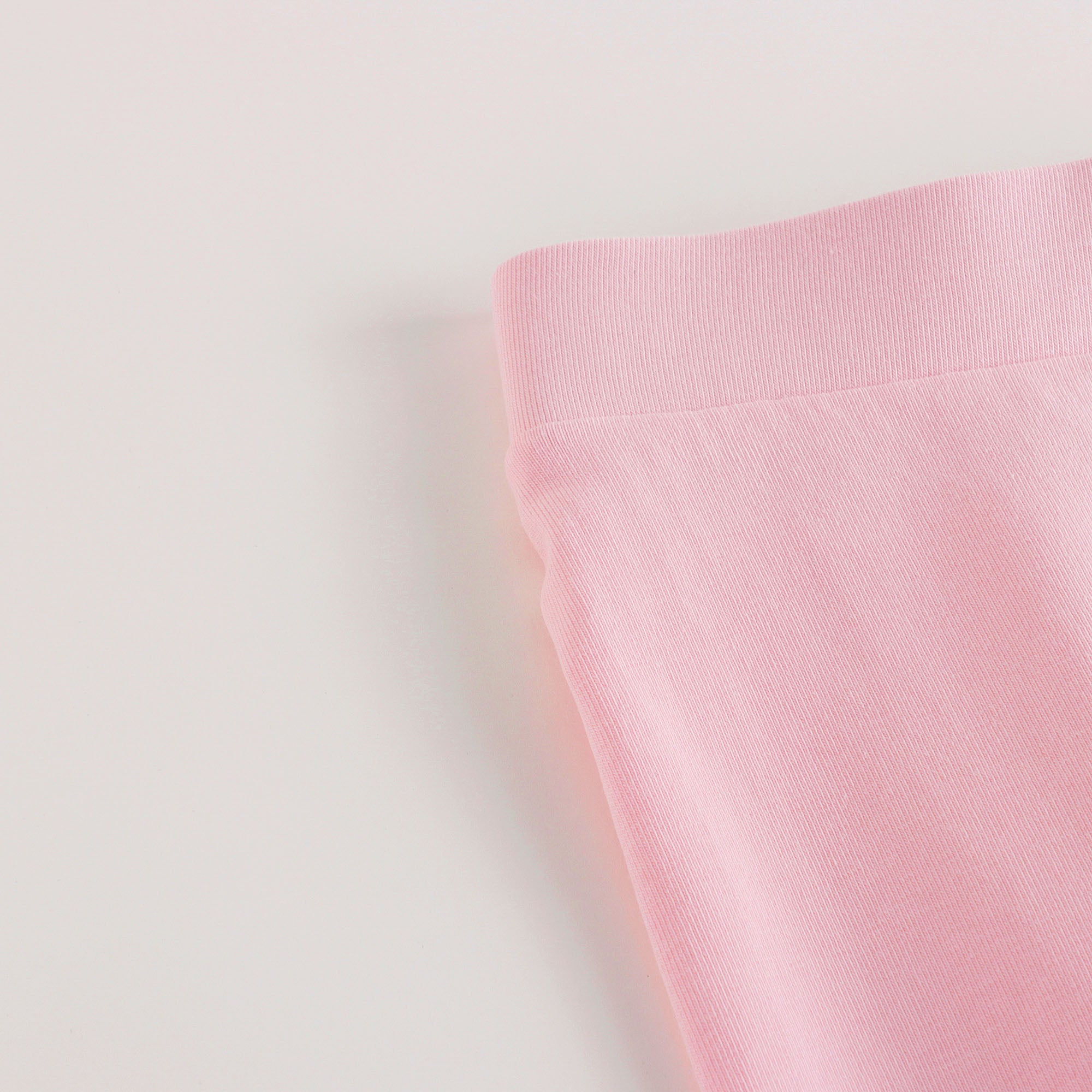 Girls Pink Printed Cotton Leggings