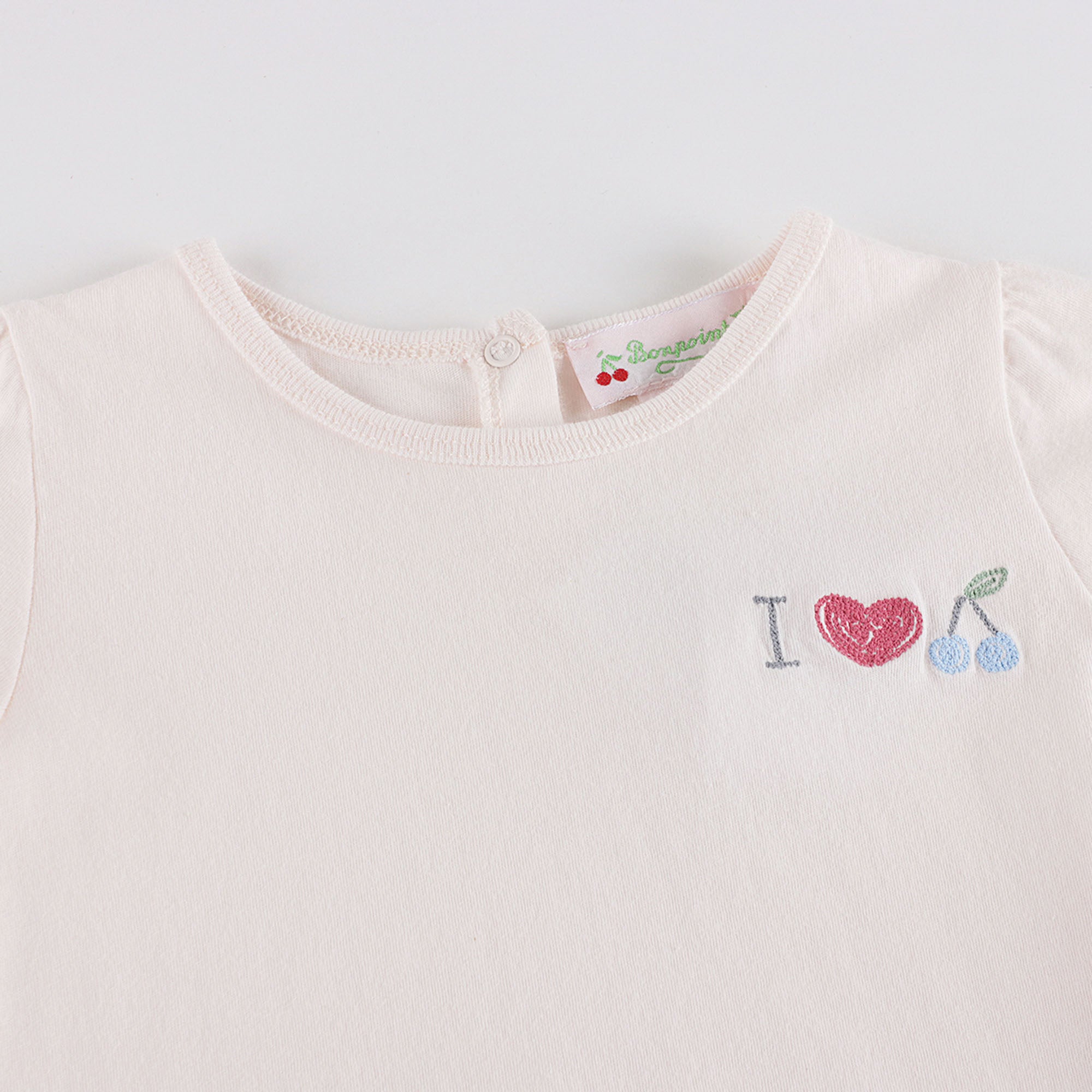 Baby Girls Pale Pink Cotton T-Shirt