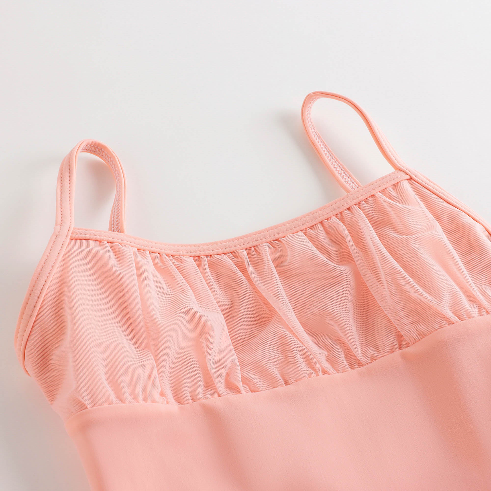 Girls Peach Ballet Onesies(DAD2050MP/Plaisir/Plaisir Mesh)