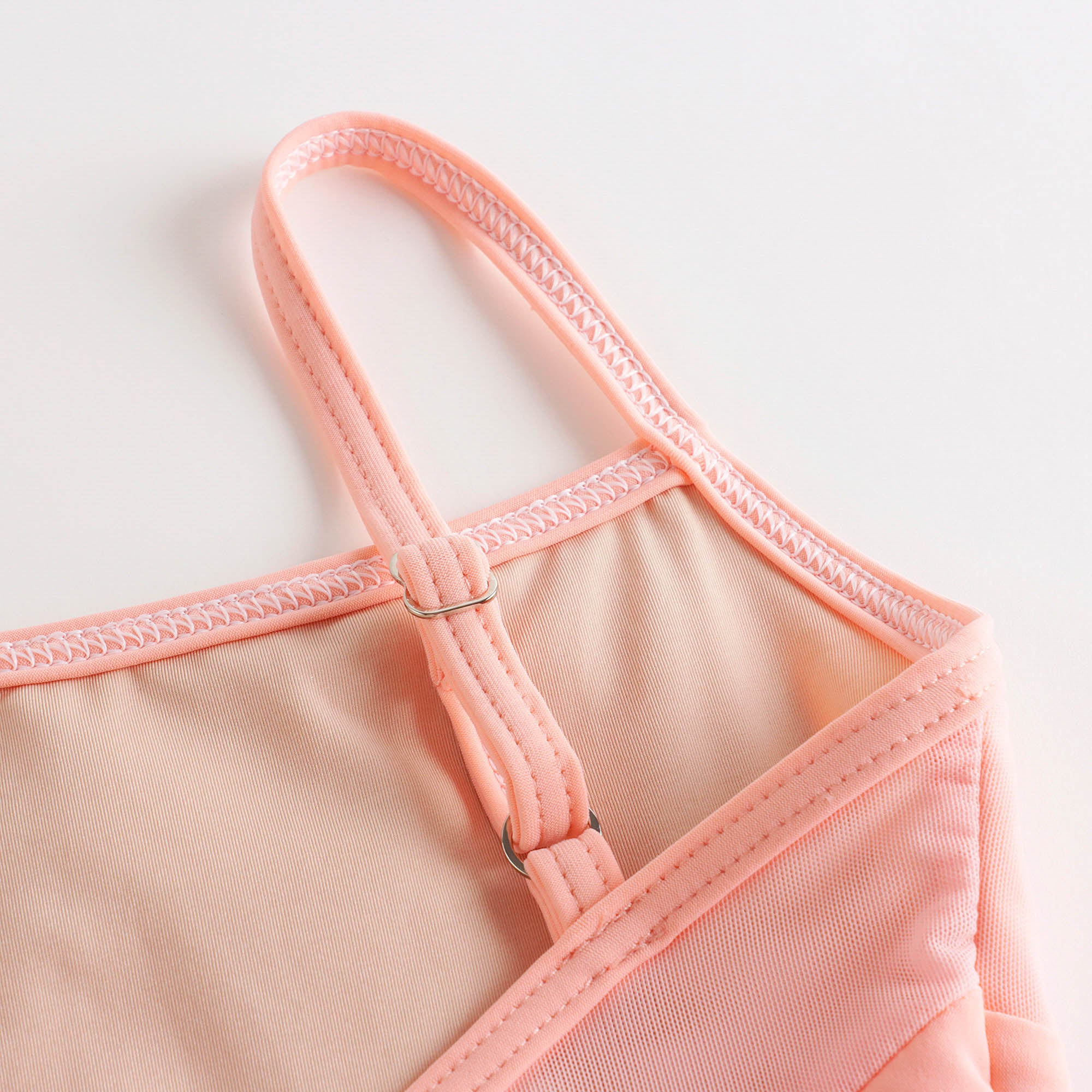 Girls Peach Ballet Onesies(DAD2050MP/Plaisir/Plaisir Mesh)