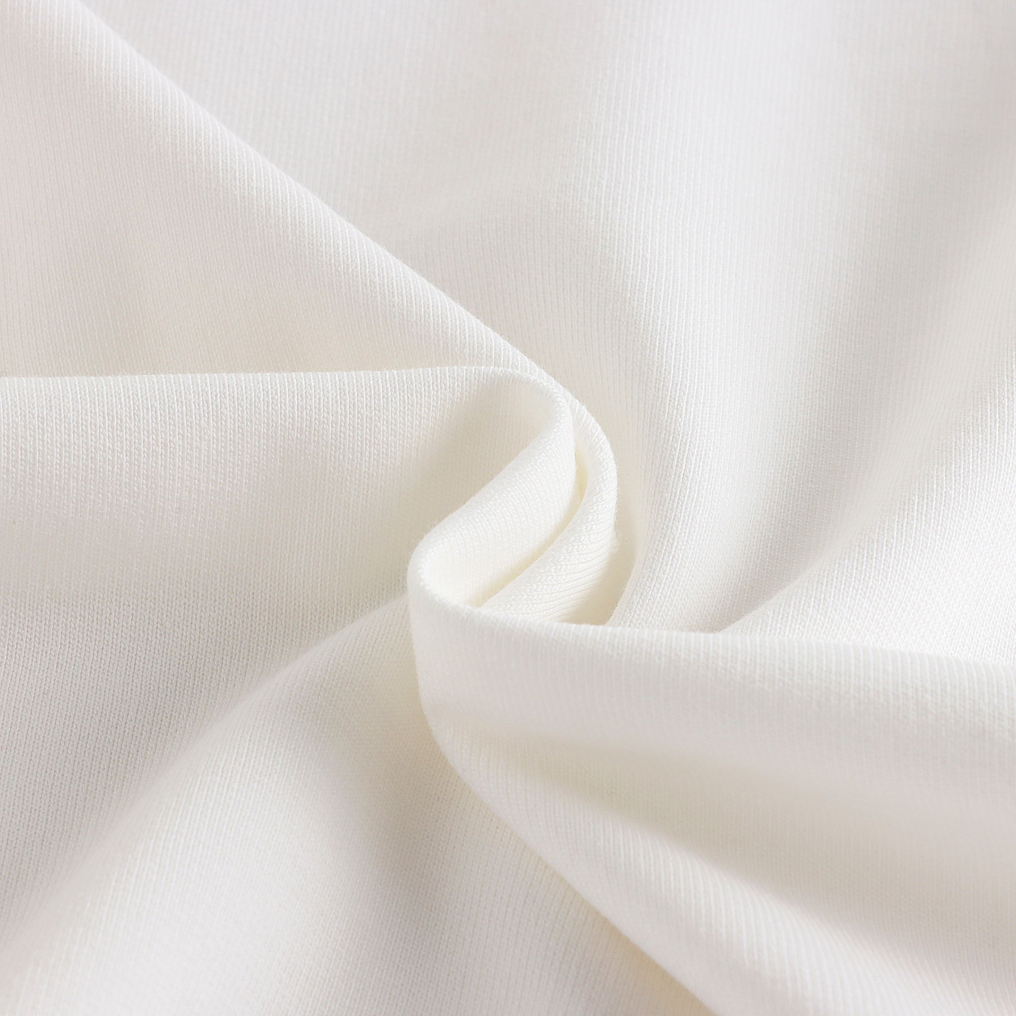 Girls White Printed Cotton Dress