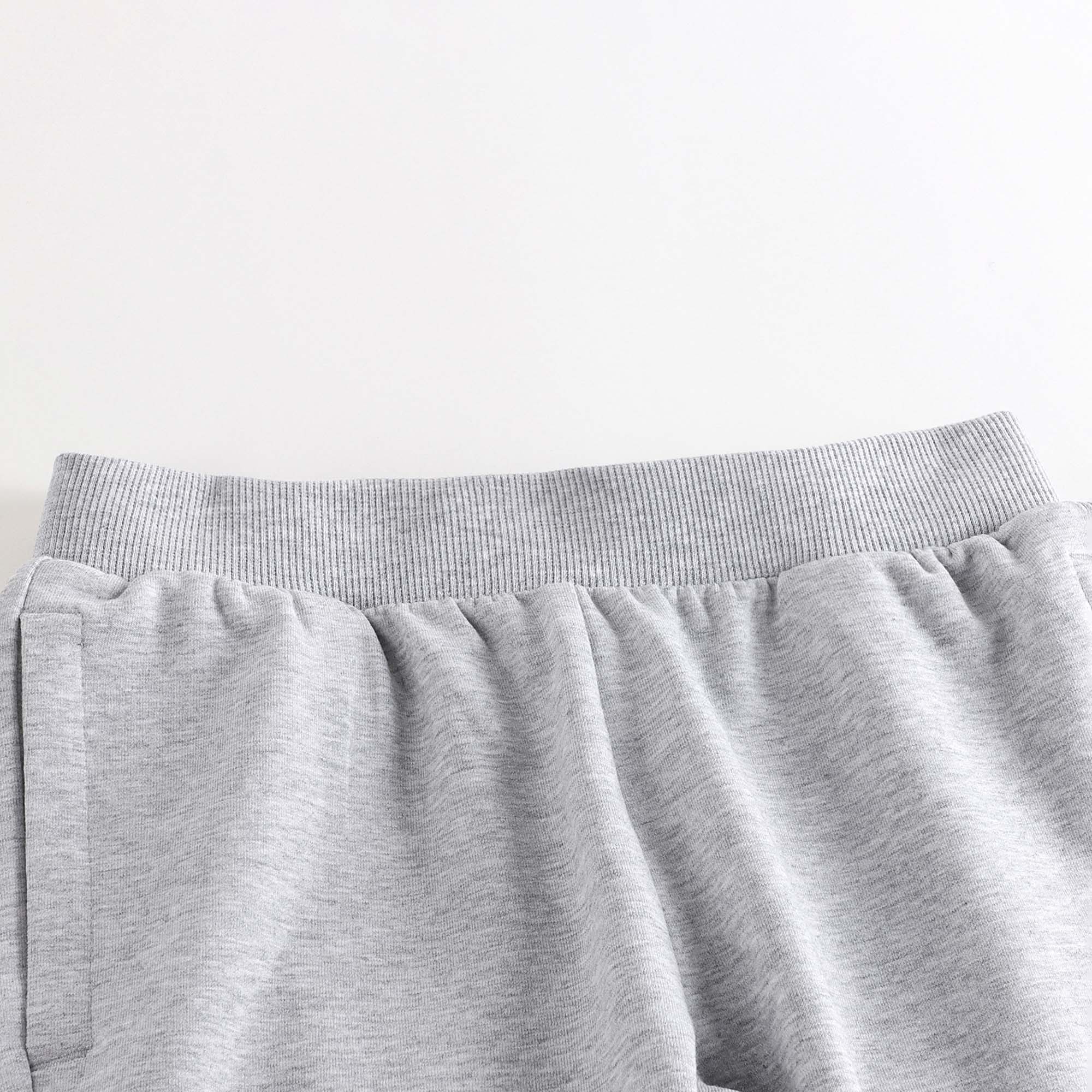 Boys & Girls Grey Logo Cotton Trousers