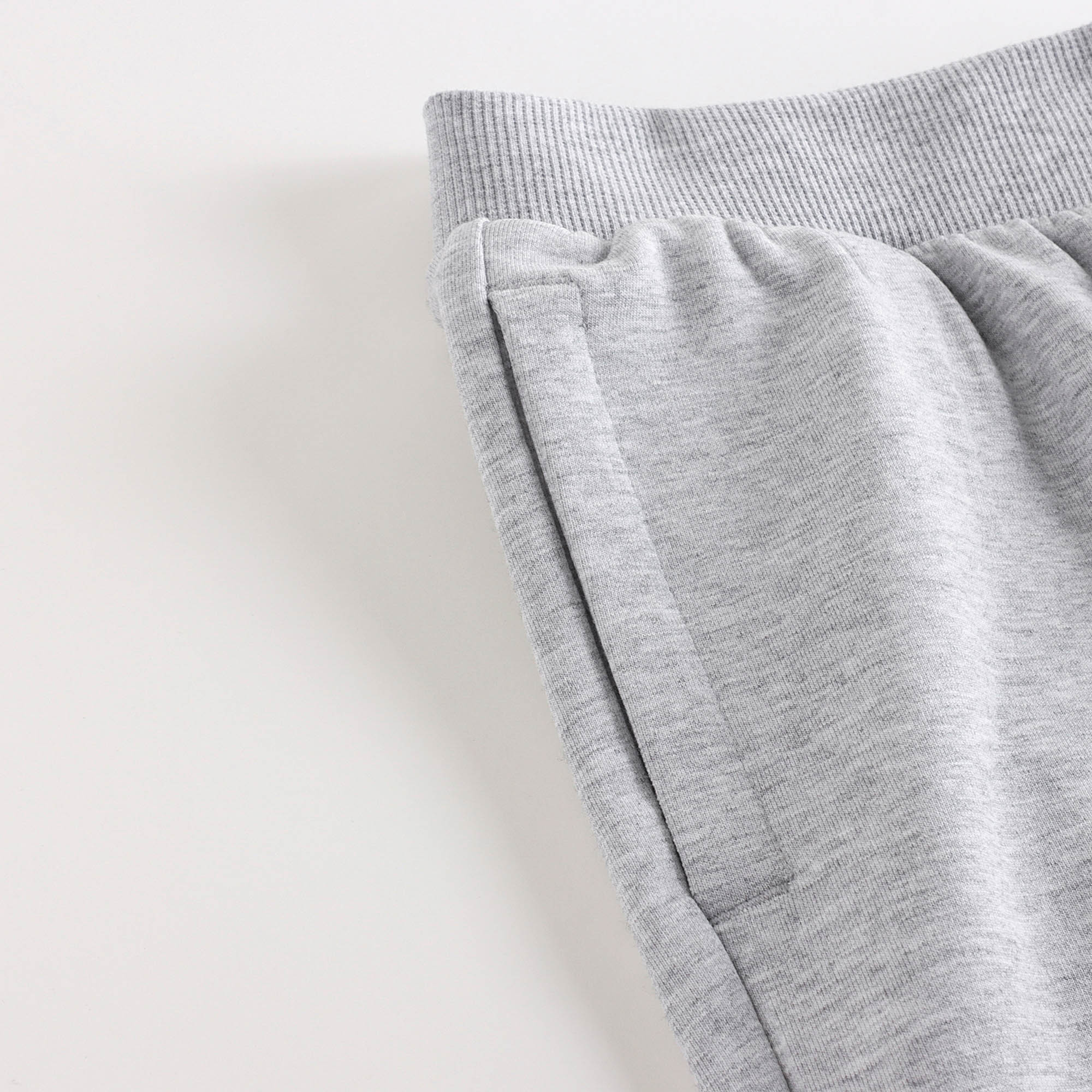 Boys & Girls Grey Logo Cotton Trousers