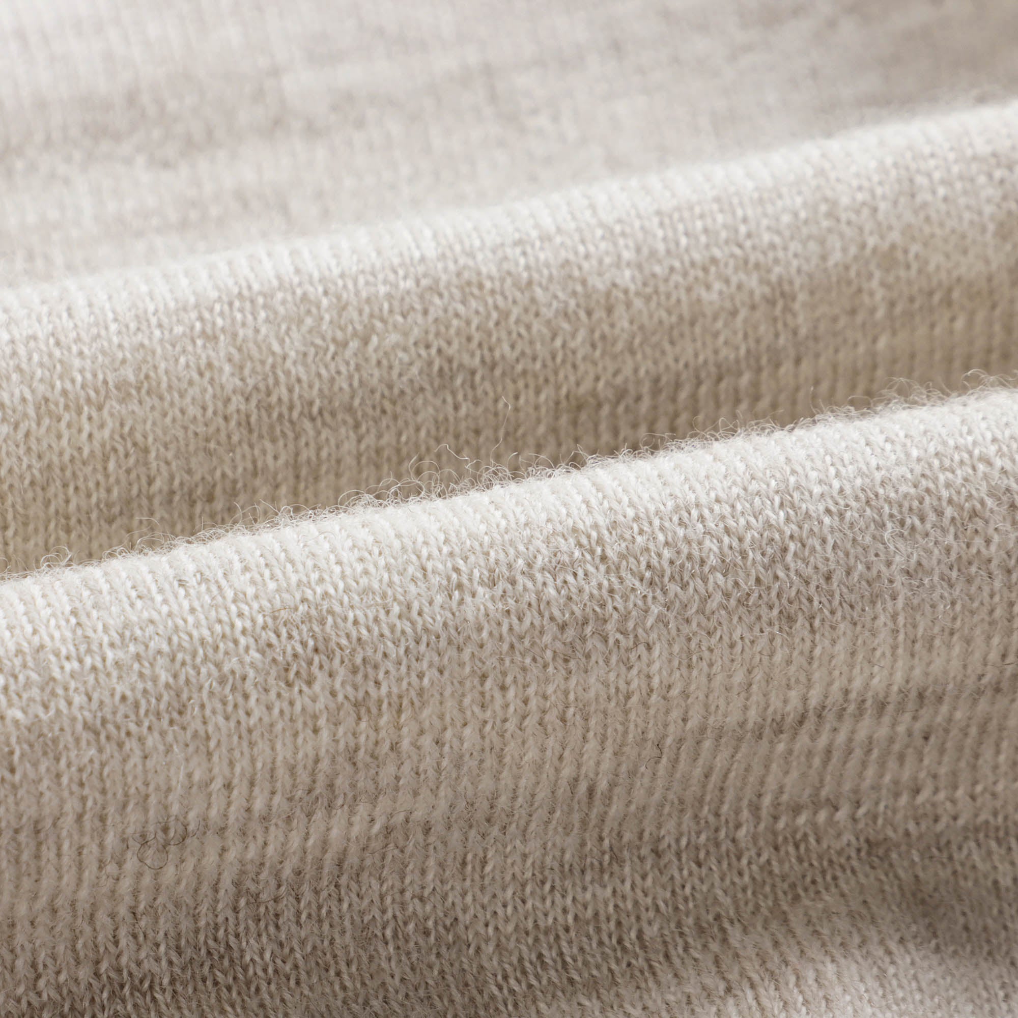Girls Beige Wool Cardigan