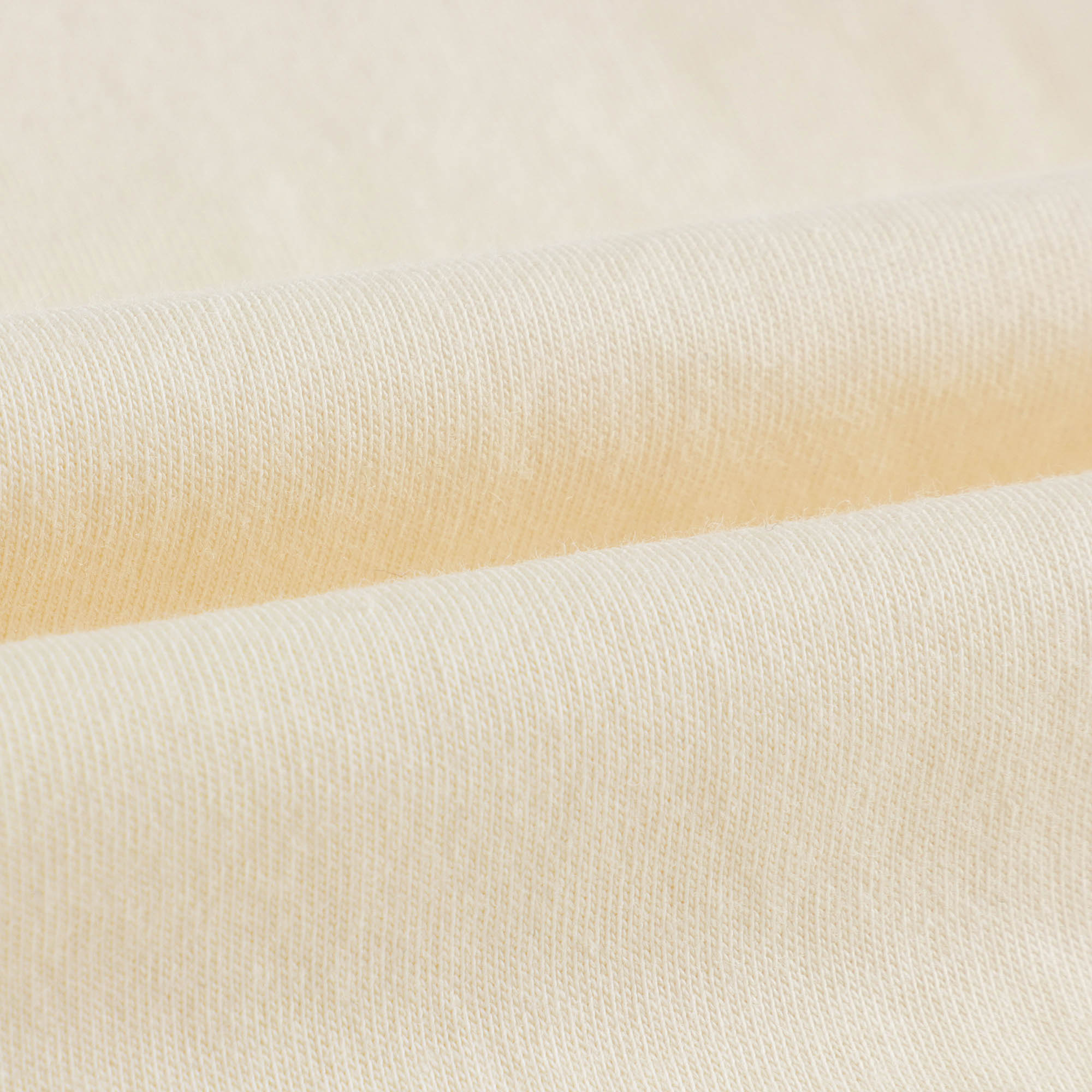 Girls Pale Yellow Logo Cotton T-Shirt