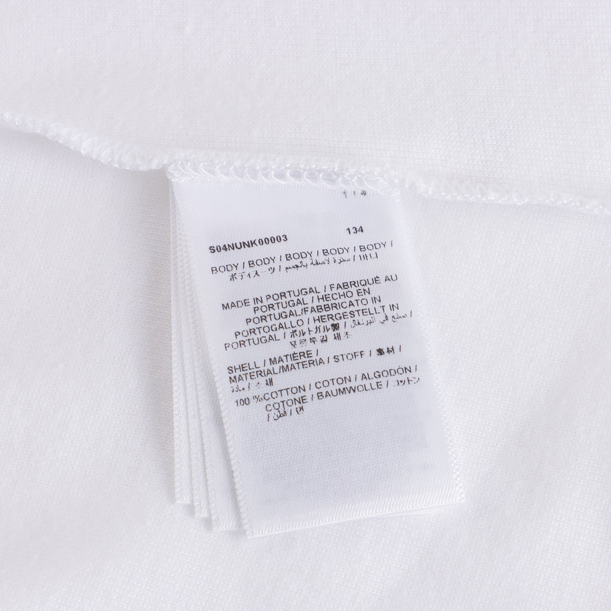 Baby Girls White Cotton Babysuit