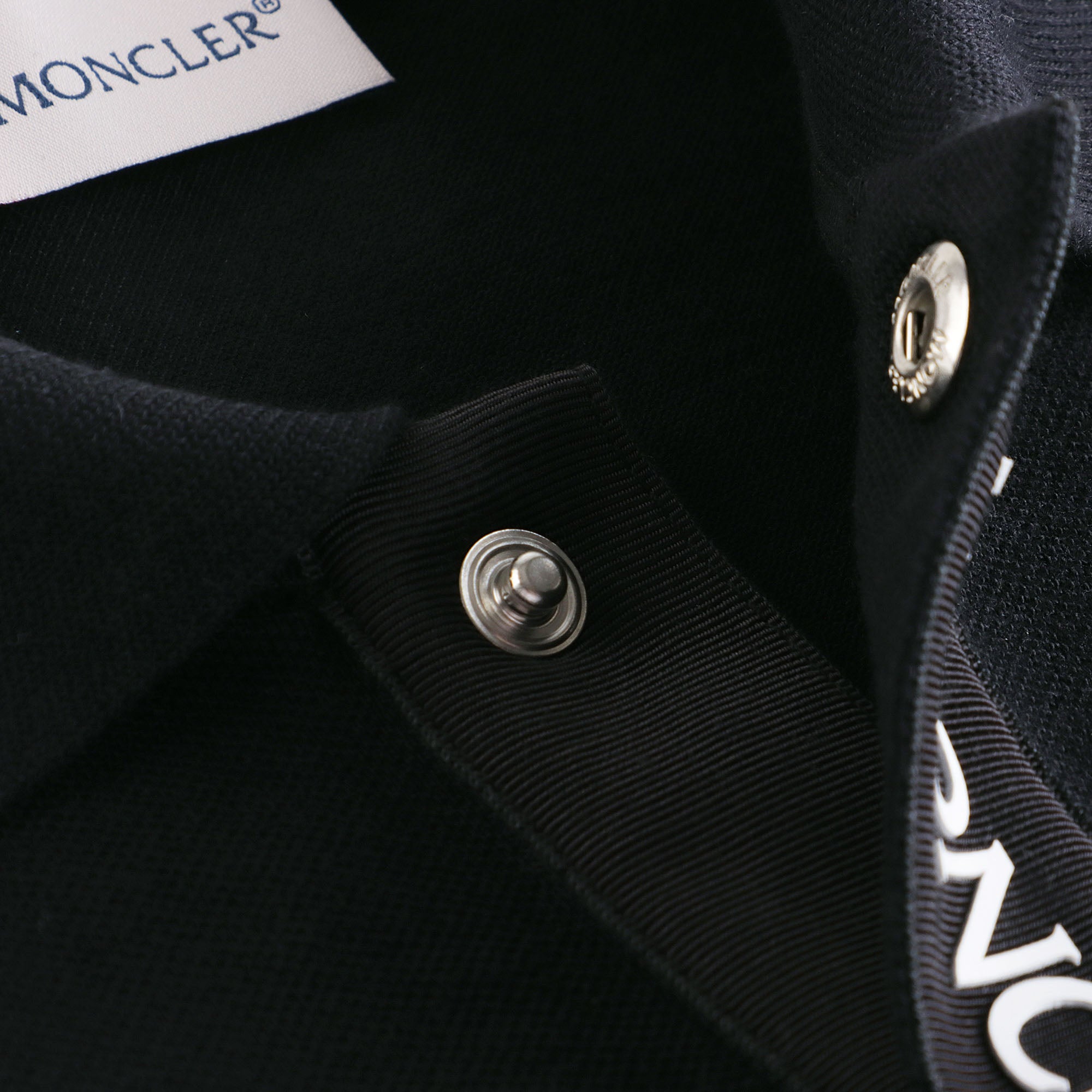 Boys Black Cotton Polo Shirt