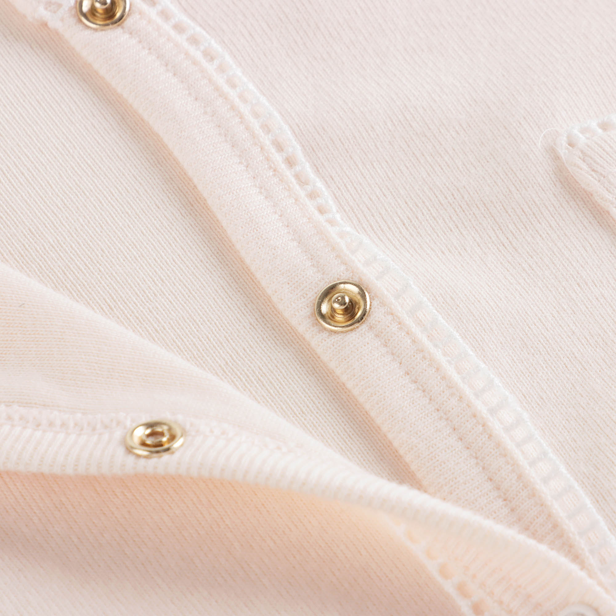 Baby Girls Light Pink Cotton Babysuit Set