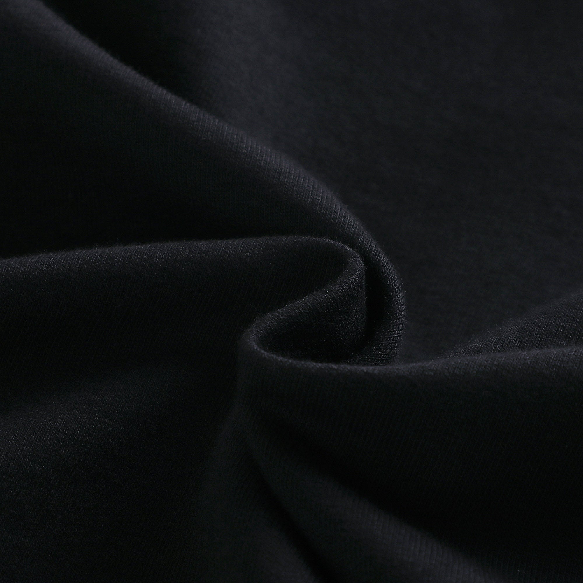 Boys & Girls Black Cotton Zip-Up Top